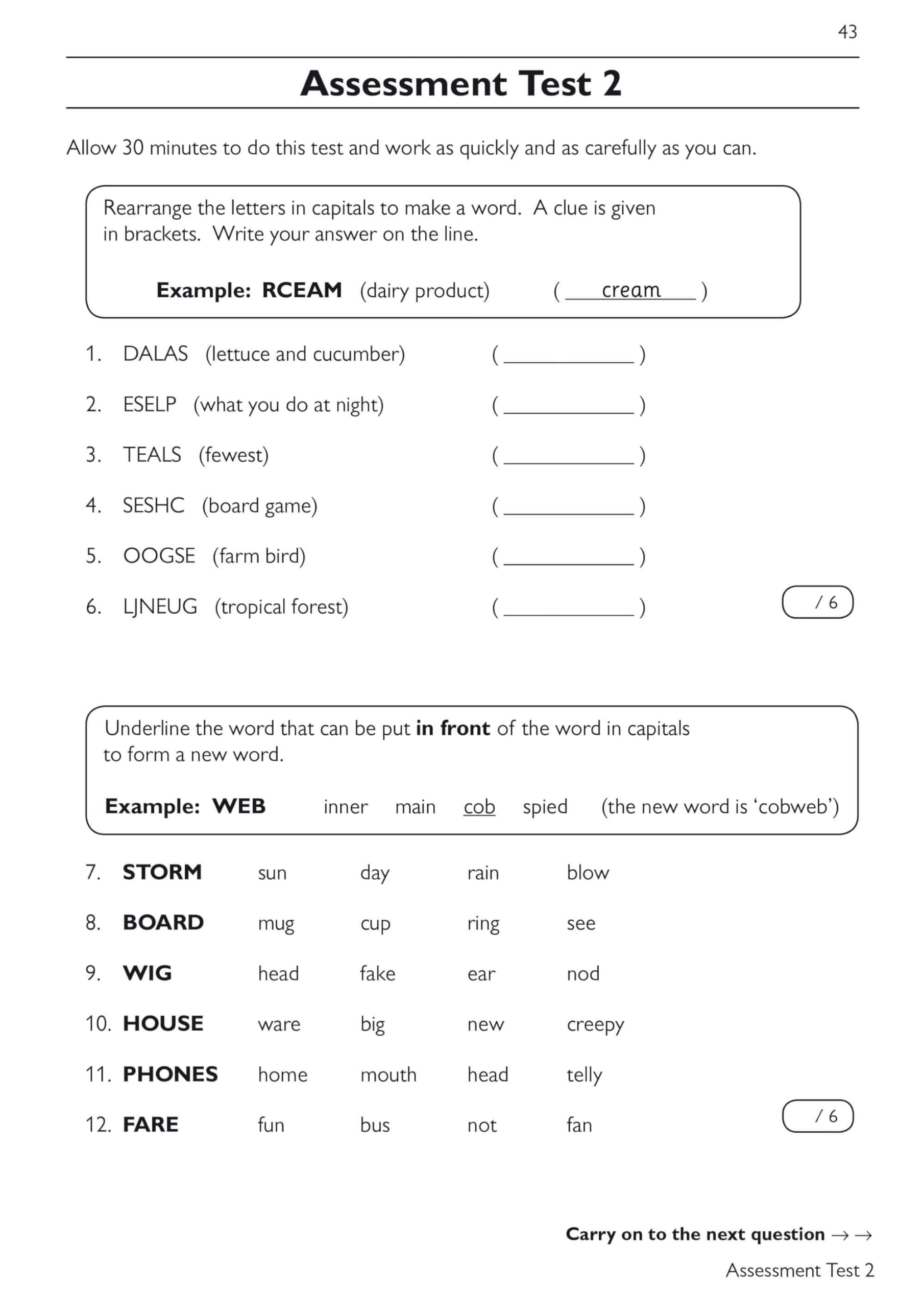 CGP 11+ GL Verbal Reasoning Practice Book & Assessment Tests - Ages 8-9 | Includes Online Edition 6