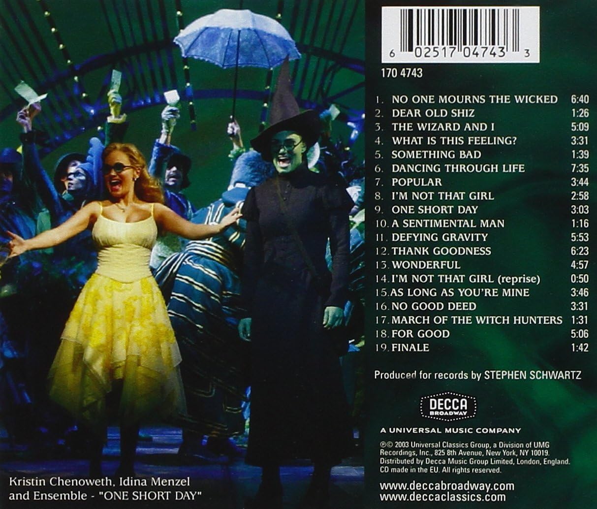 Wicked - Original Broadway Cast Recording [Audio CD]