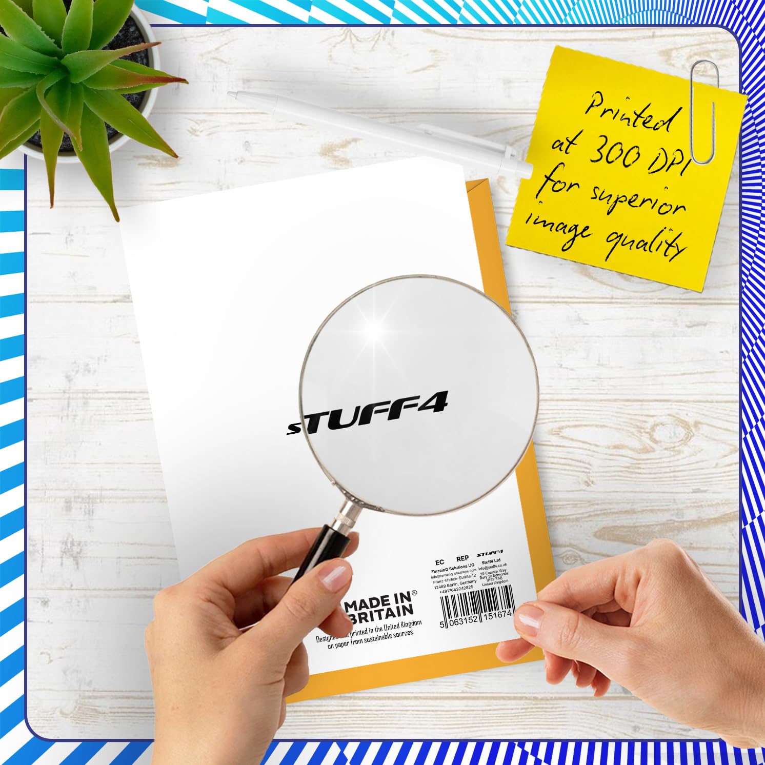 Stuff4 19th Birthday Card for Girls Boys - Born In 2007 Newspaper Design | 5x7 Inch | Unisex