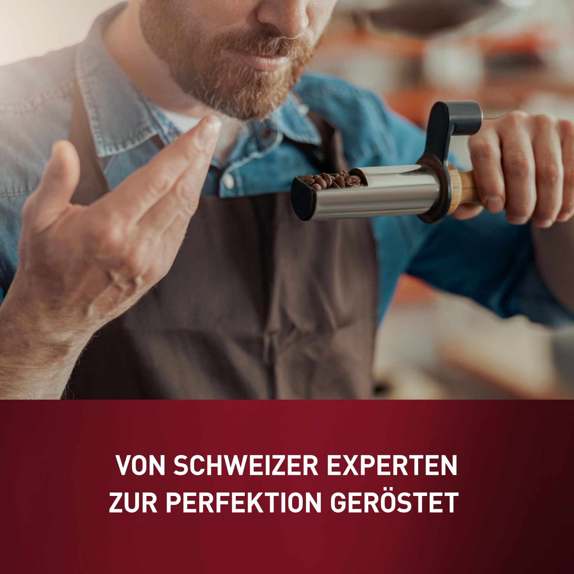 Schwiizer Schüümli Crema Mild - 100% Arabica Coffee Beans, Light Roast, Rainforest Alliance-Certified, 1kg 4