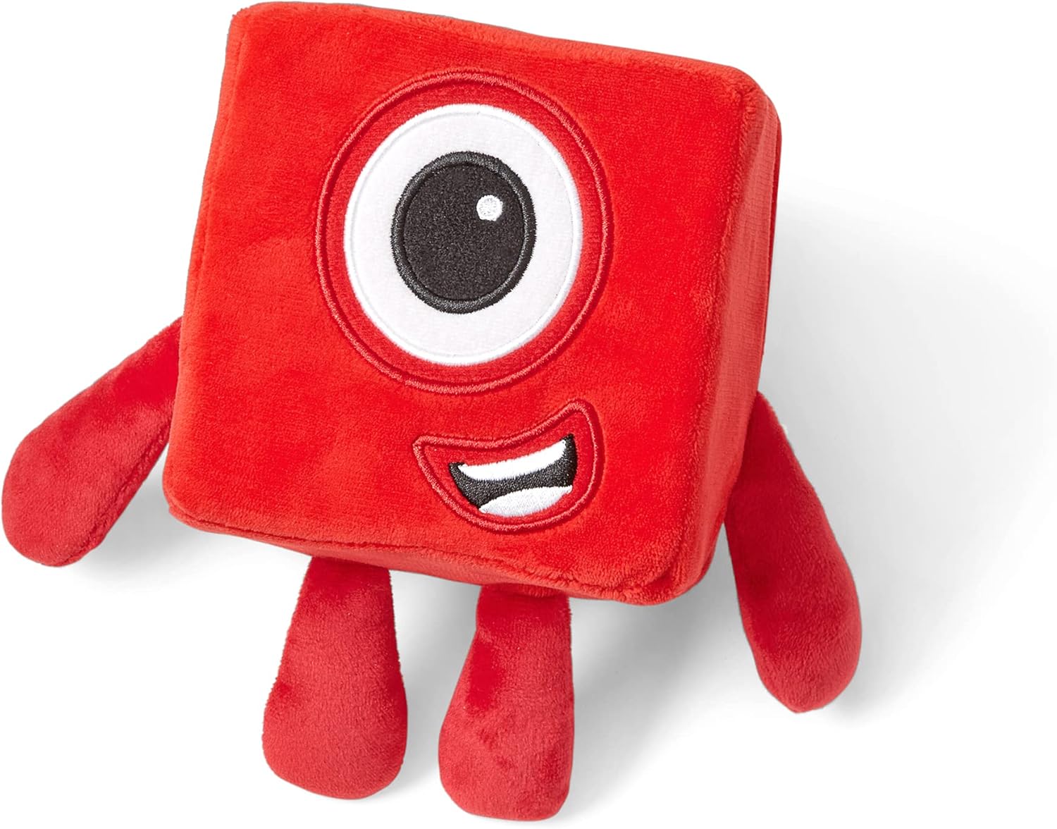 Numberblocks One Plush Toy - Soft Tactile Stuffed Animal for Toddlers 18 Months+