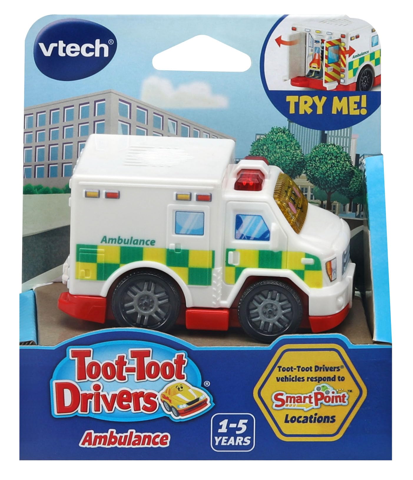 VTech Toot-Toot Drivers Ambulance – Interaktives Musikspielzeugfahrzeug für Kleinkinder ab 12 Monaten 3
