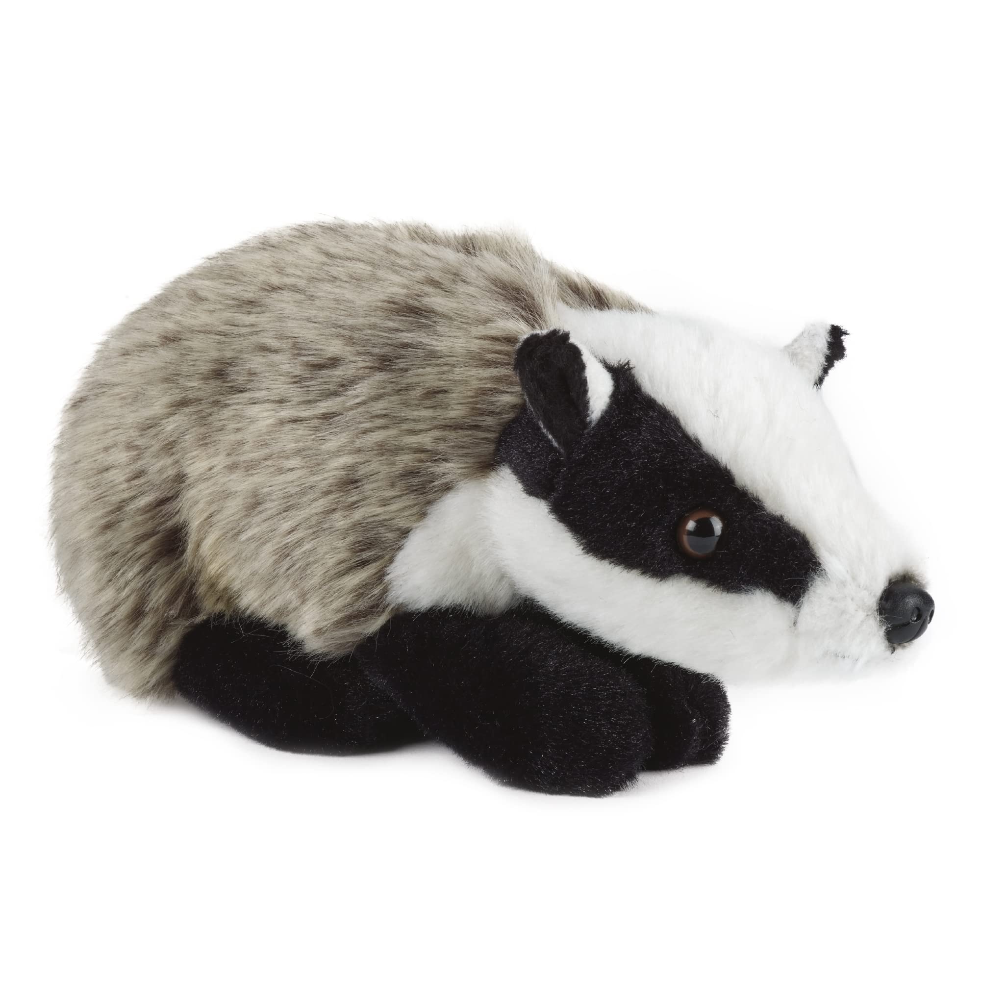 Living Nature Badger Soft Toy AN234 - Medium 20cm | Eco-Friendly Plush | Educational