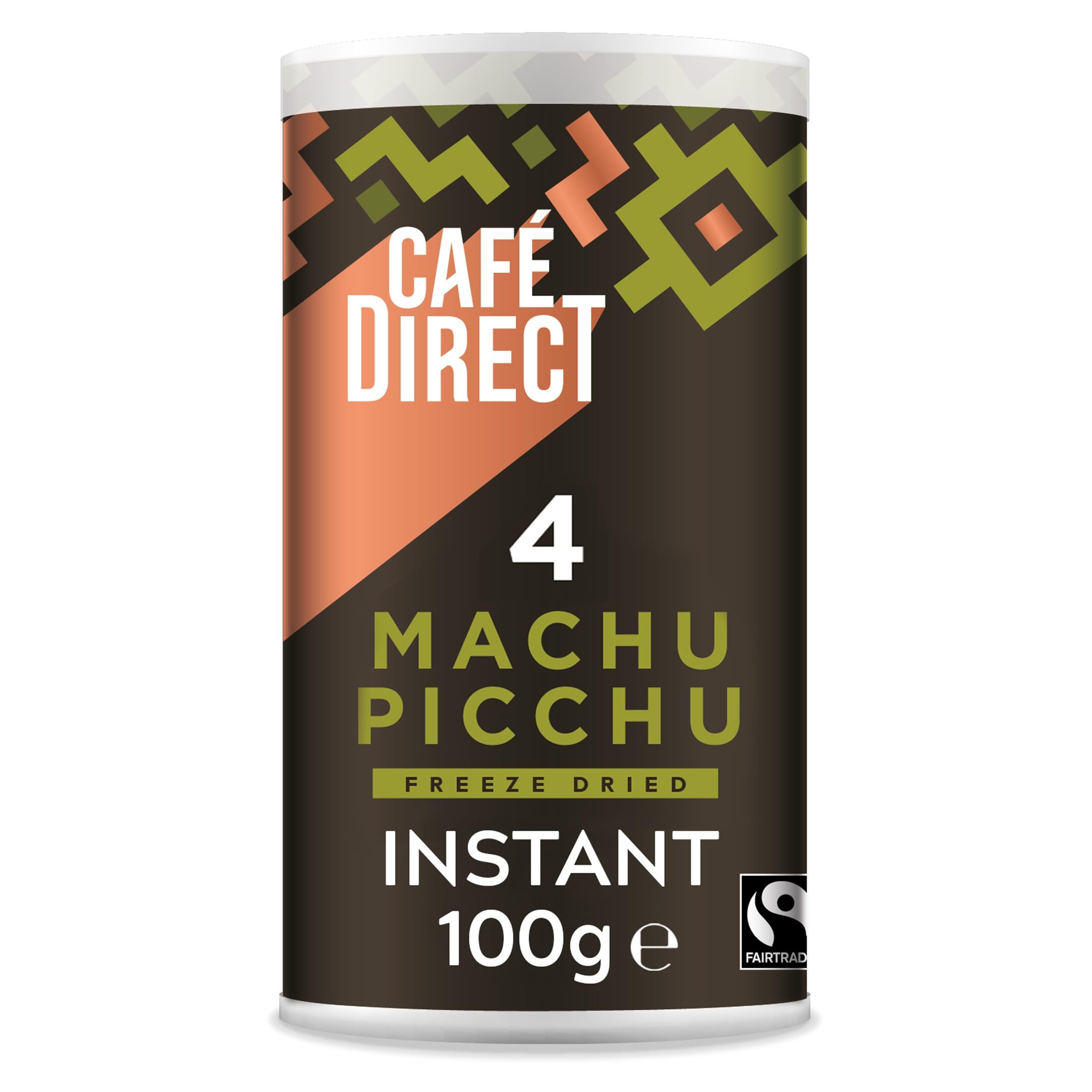 Cafédirect Fairtrade Machu Picchu Instant Coffee 100g (Pack of 6)