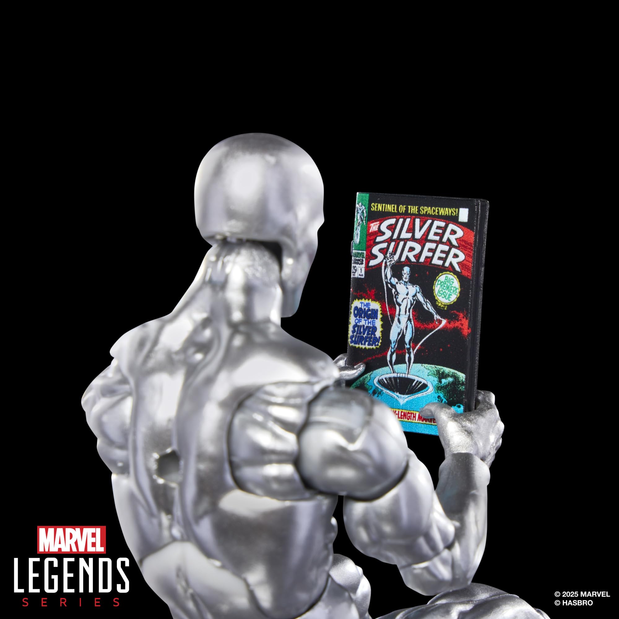 Marvel Legends Series Silver Surfer Action Figure - 6-Inch Collectible with Comic-Inspired Design 12