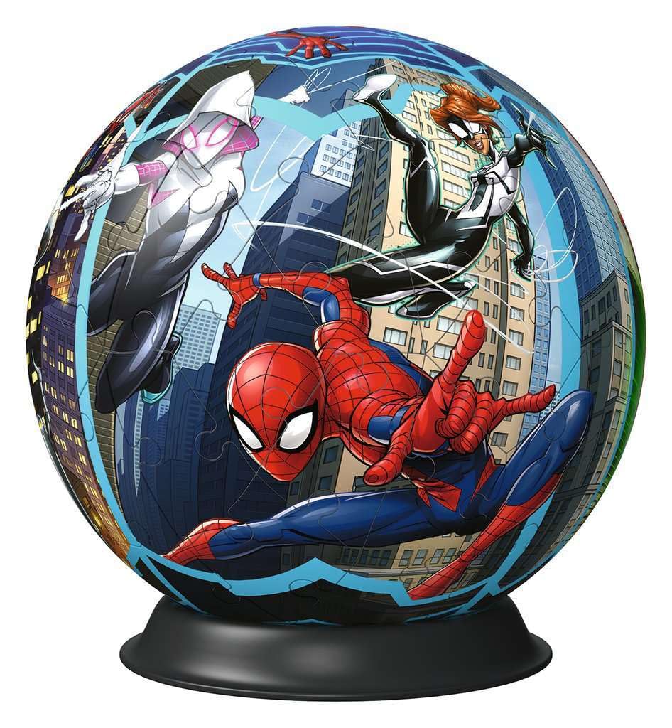 Ravensburger Marvel Spiderman 3D Jigsaw Puzzle - 72-Piece 3D Puzzle Ball for Kids 6 Years and Up 8