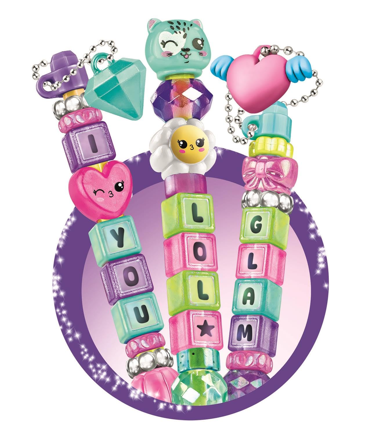 Clementoni The Message Pens - Design Your Own Pens with Beads & Stickers, Ages 6+ 6