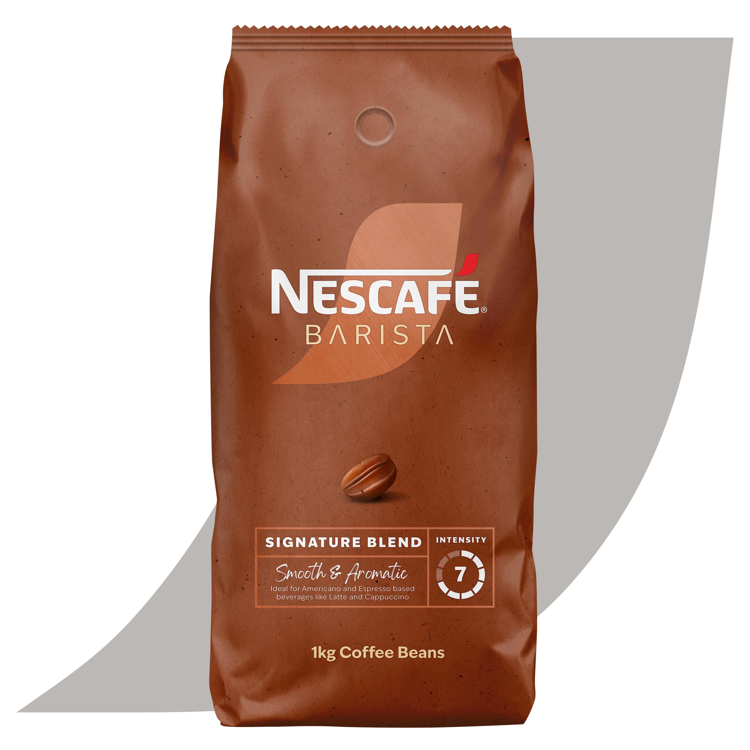 NESCAFÉ BARISTA Signature Blend Whole Coffee Beans, Medium Roast, 7/10 Intensity, 1kg 3