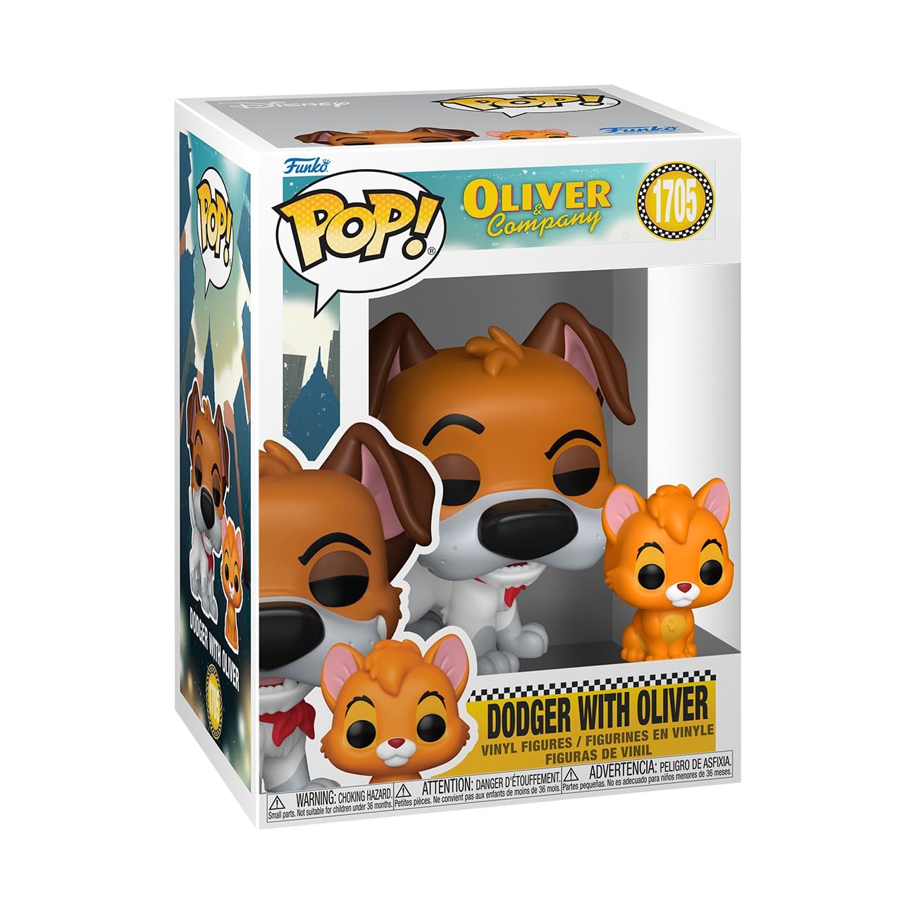 Funko Pop! & Buddy: Dodger with Oliver - Oliver and Company Collectible Figure