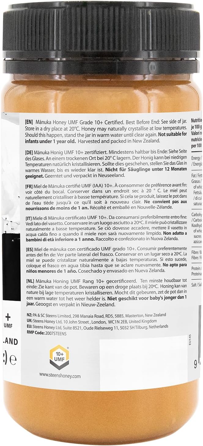 Steens Manuka Honey - Pure & Raw Active Manuka Honey (500g) 7