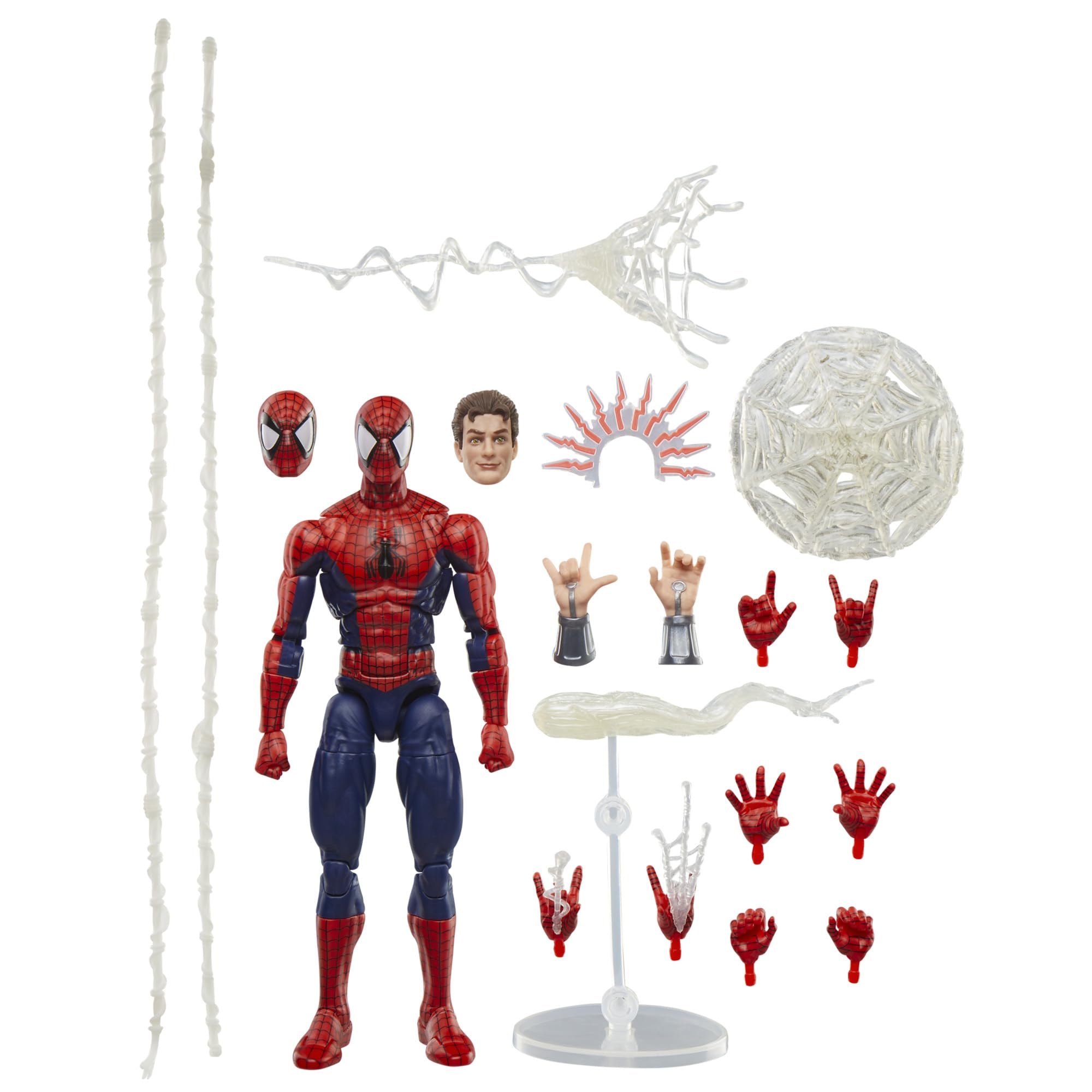 Marvel Legends Maximum Series Spider-Man Action Figure - 6-Inch Collectible with 35 Points of Articulation