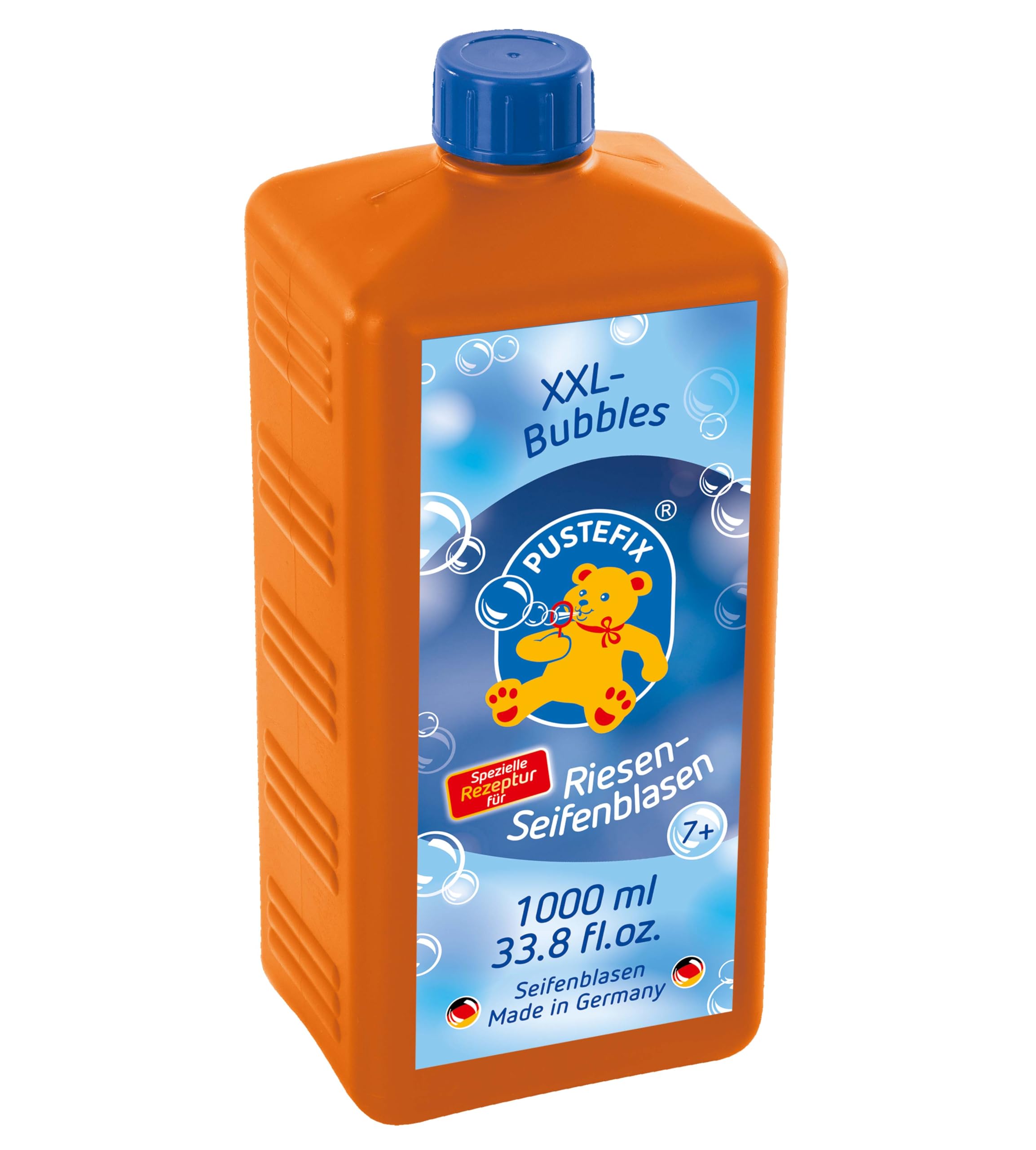 PUSTEFIX XXL Bubbles Refill Bottle Maxi - 1L Long-Lasting Bubble Solution for Outdoor Play
