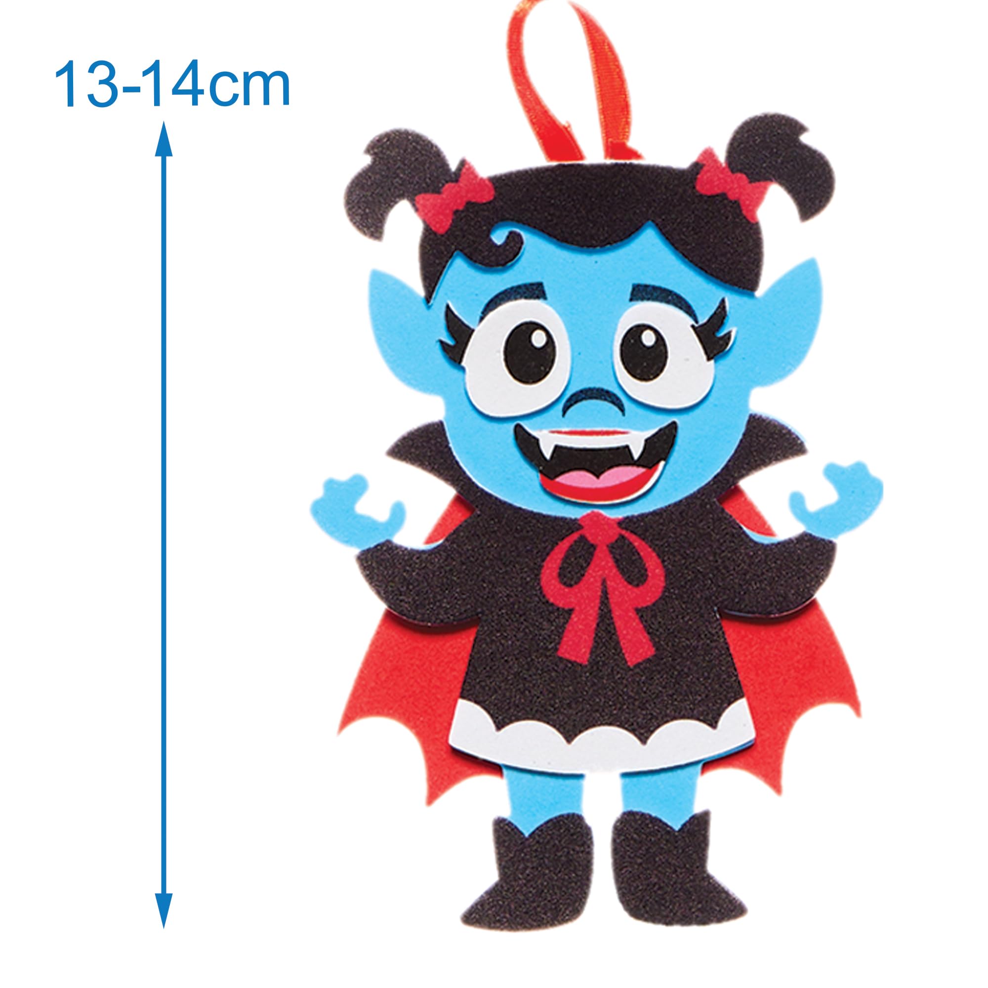 Baker Ross FX745 Vampire & Monster Decoration Craft Kit - Pack of 8 4