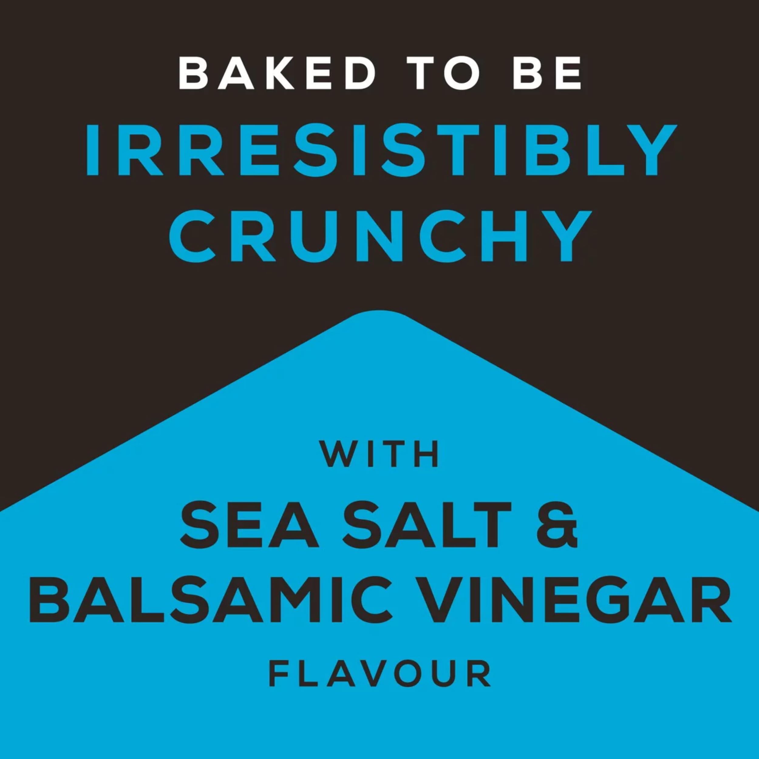 Jacob's Cracker Crisps Sea Salt & Balsamic Vinegar Flavour, 150g Sharing Bag 5