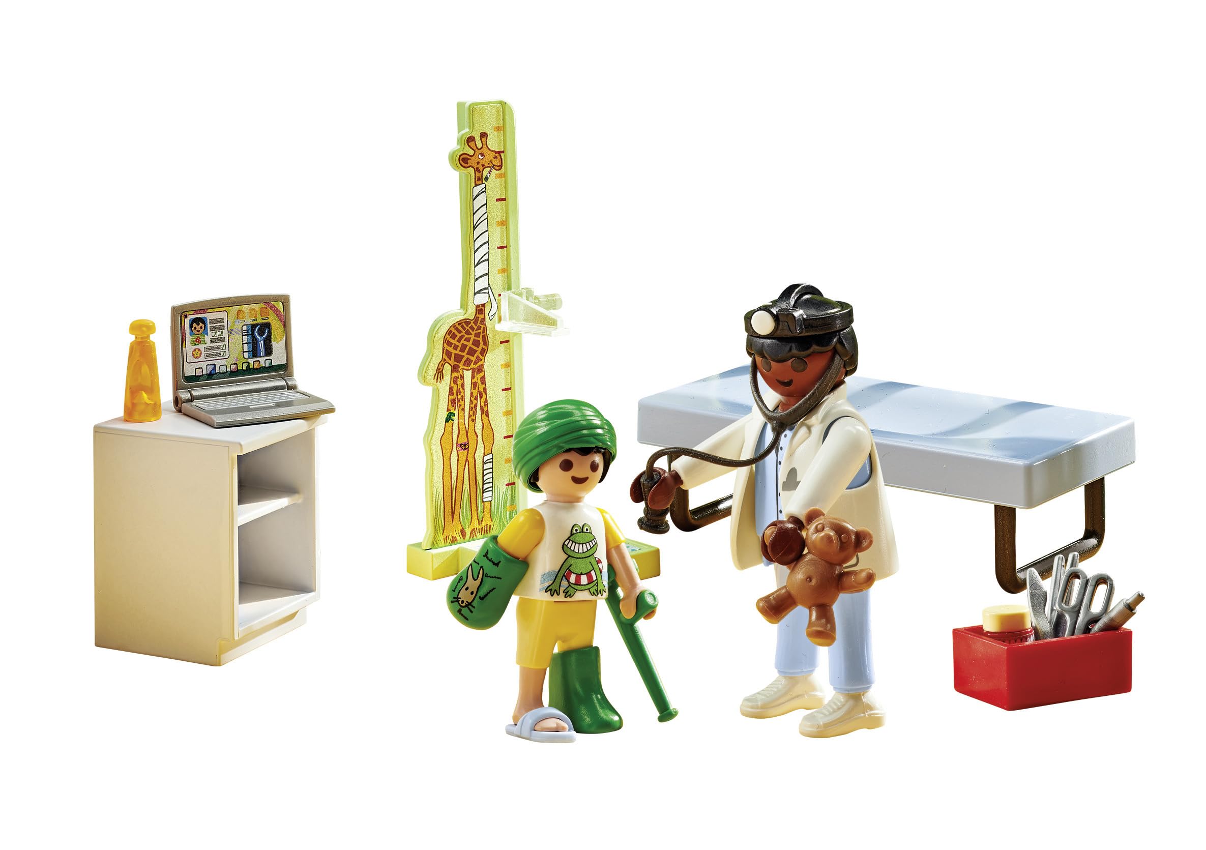 Playmobil 71619 Action Heroes Pediatrician Playset - Medical Role Play for Kids 4+ 3