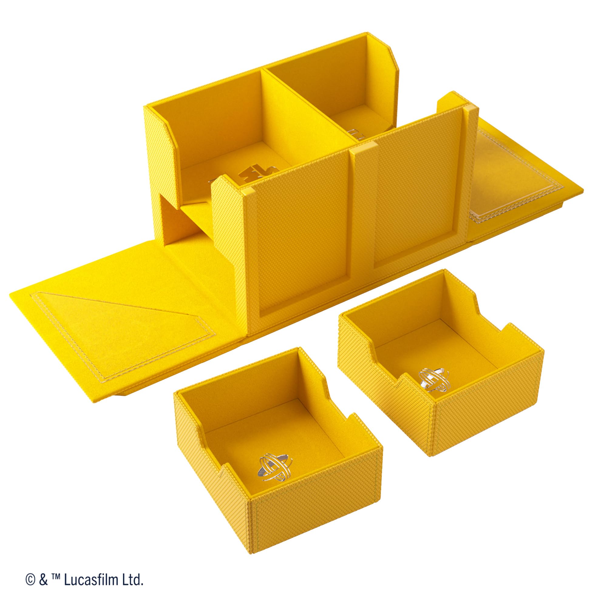 Gamegenic Star Wars Unlimited Double Deck Pod - Yellow | Holds 2 Double-Sleeved 60-Card Decks 5