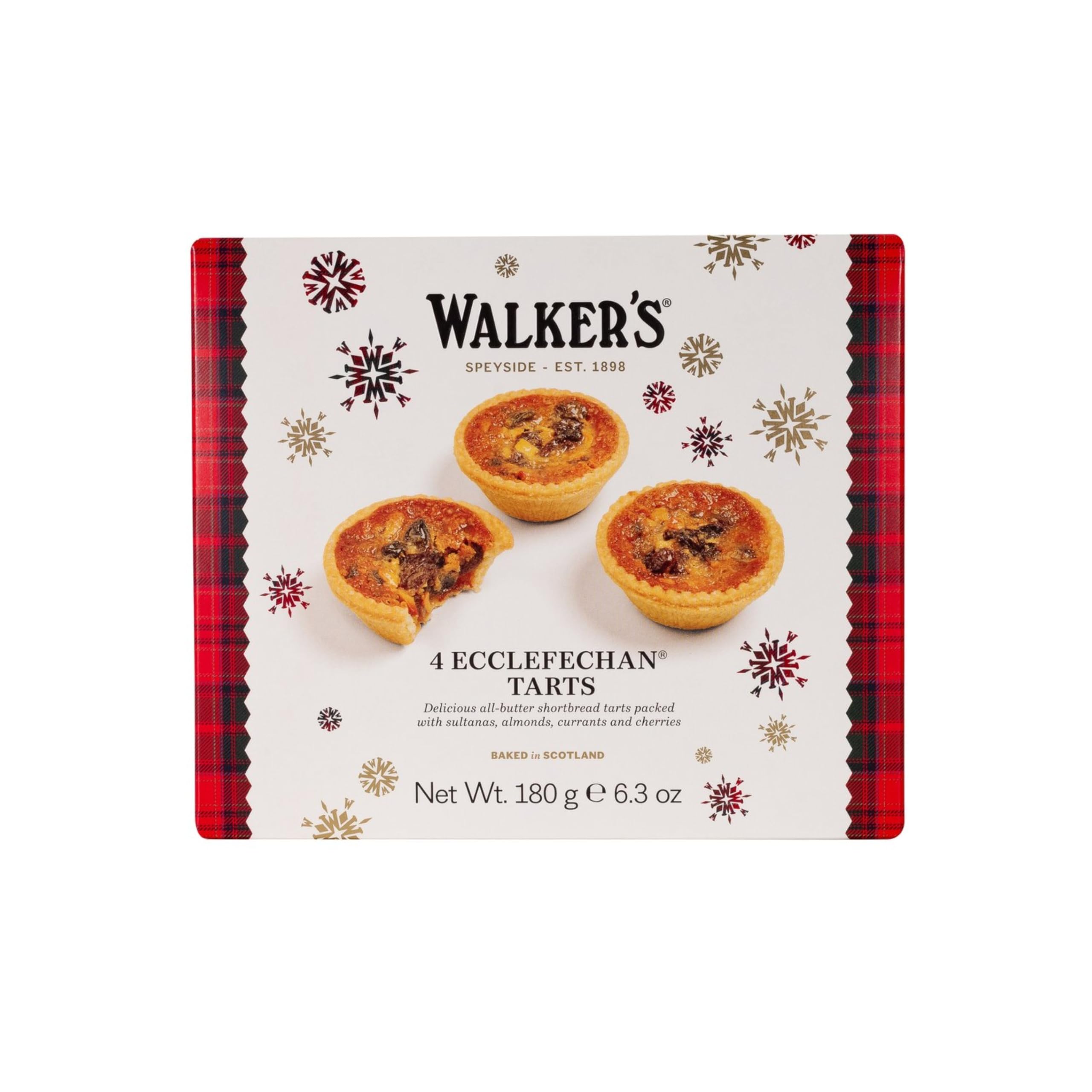 Walkers Ecclefechan All-Butter Tarts - Traditional Scottish Recipe | 180g