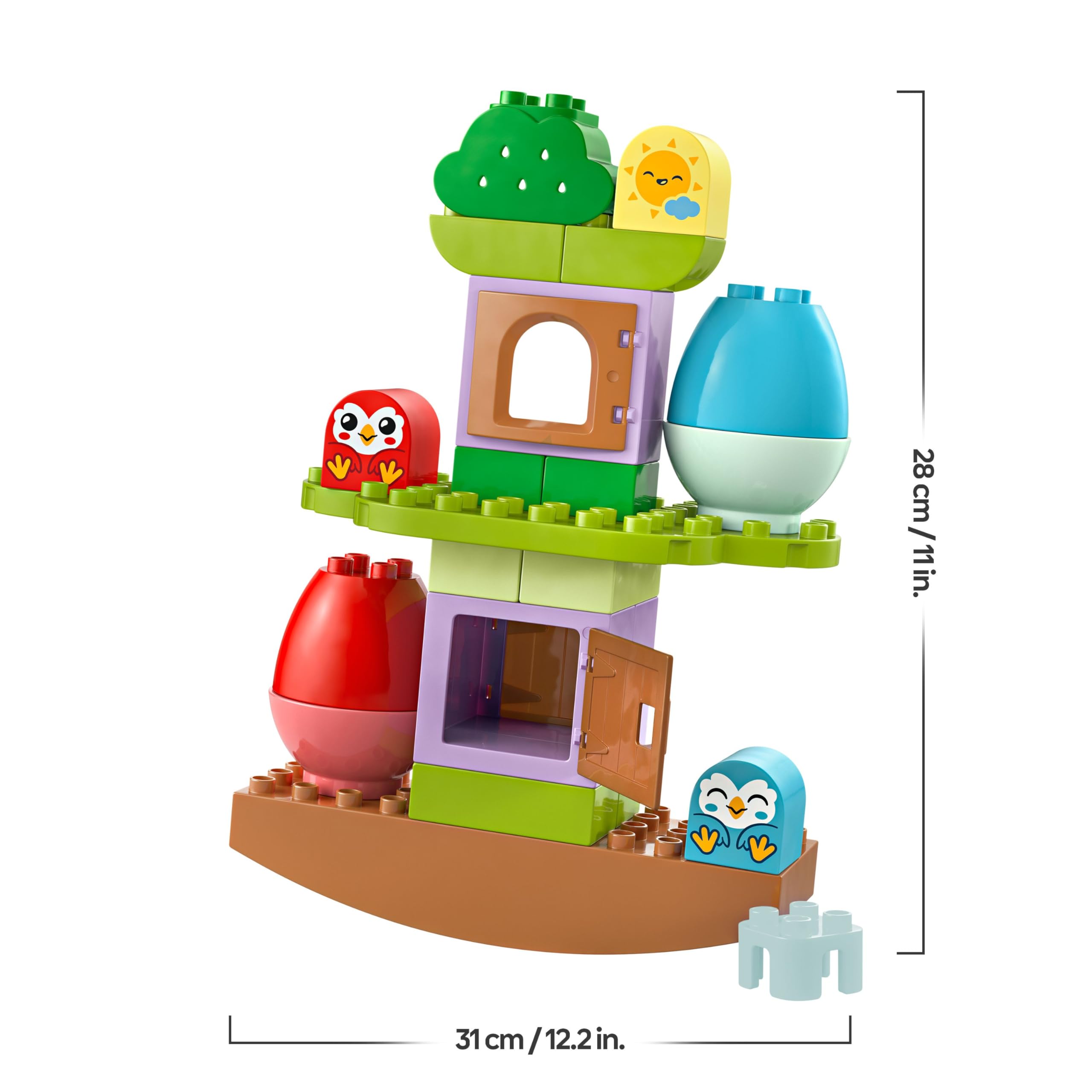 LEGO DUPLO 10440 My First Balancing & Stacking Tree Building Set for Ages 1.5+ 8