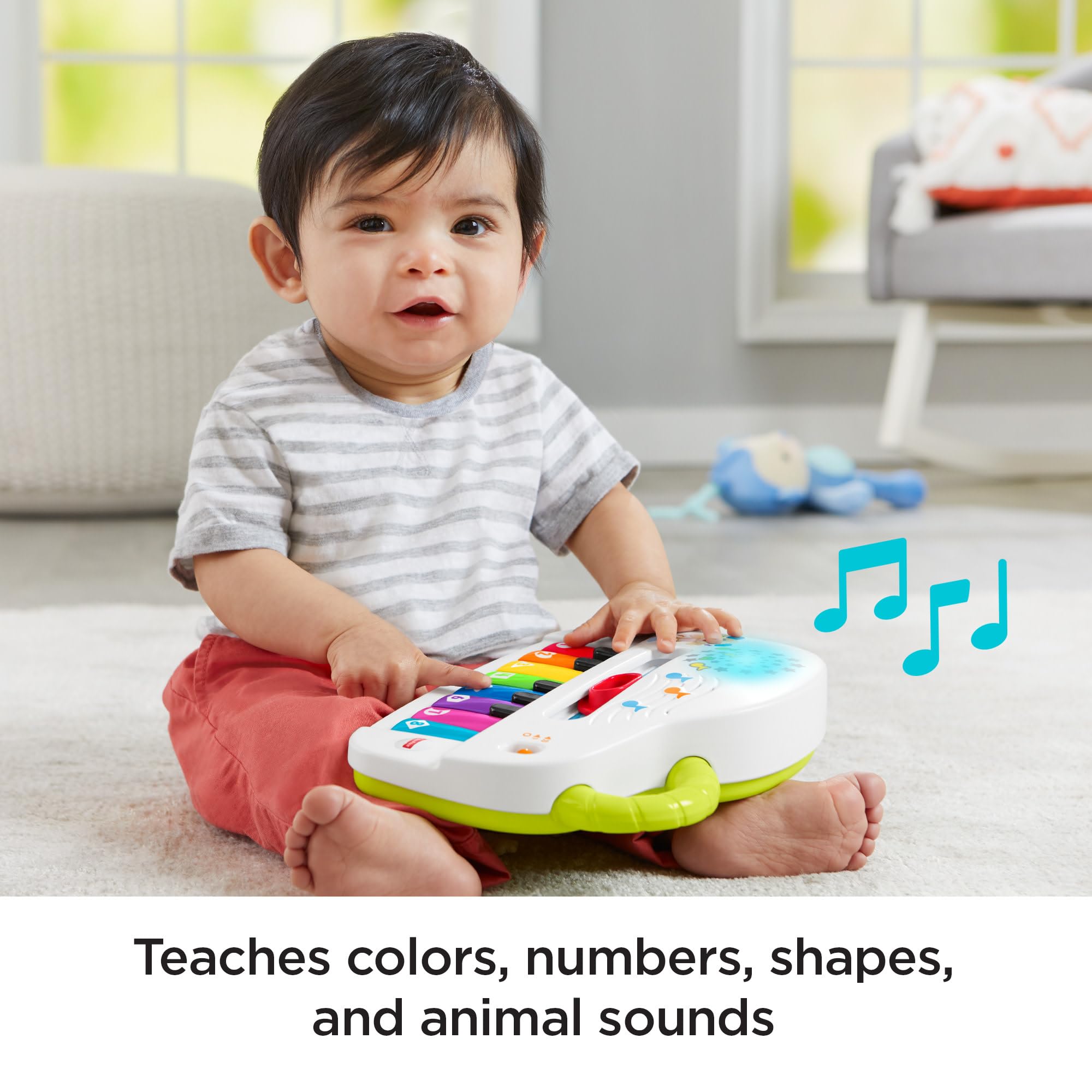 Fisher-Price Silly Sounds Light-Up Piano - Educational Musical Toy for Babies & Toddlers 6-36 Months 6