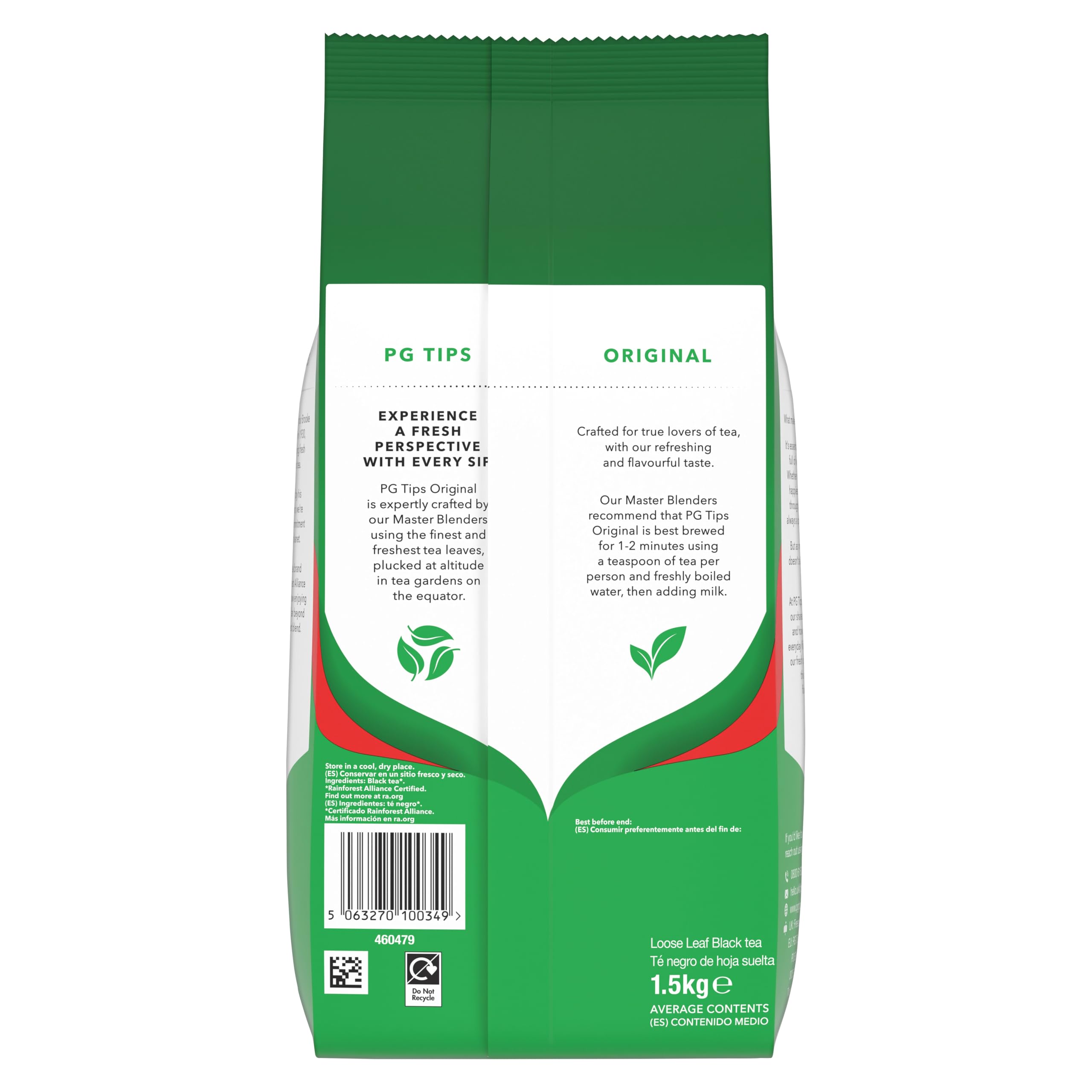 PG Tips - Original Loose Leaf Black Tea 1.5kg Bulk Pack 6