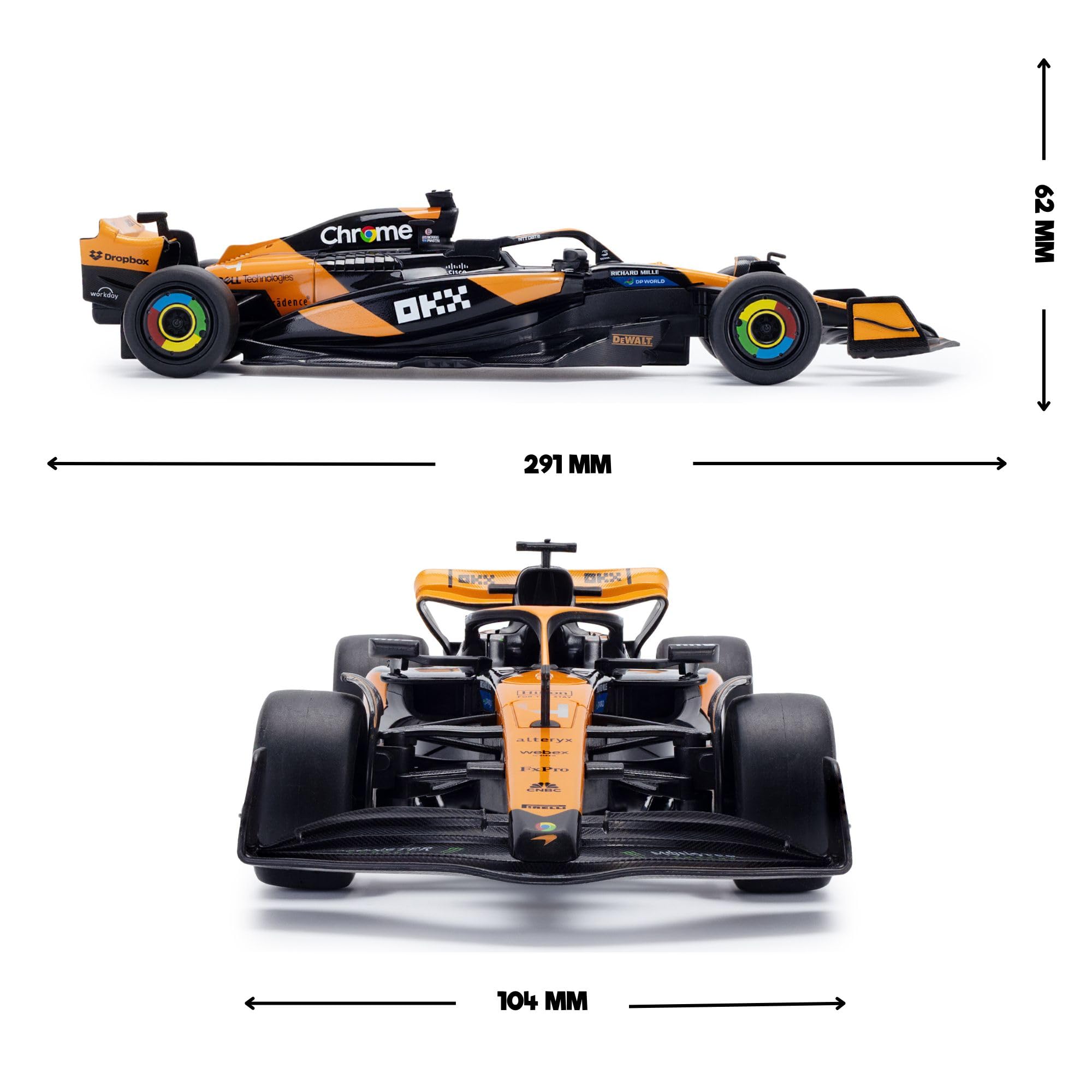 McLaren F1 RC Car MCL38 - 1:20 Scale 2.4GHz Licensed F1 Racing Vehicle 5