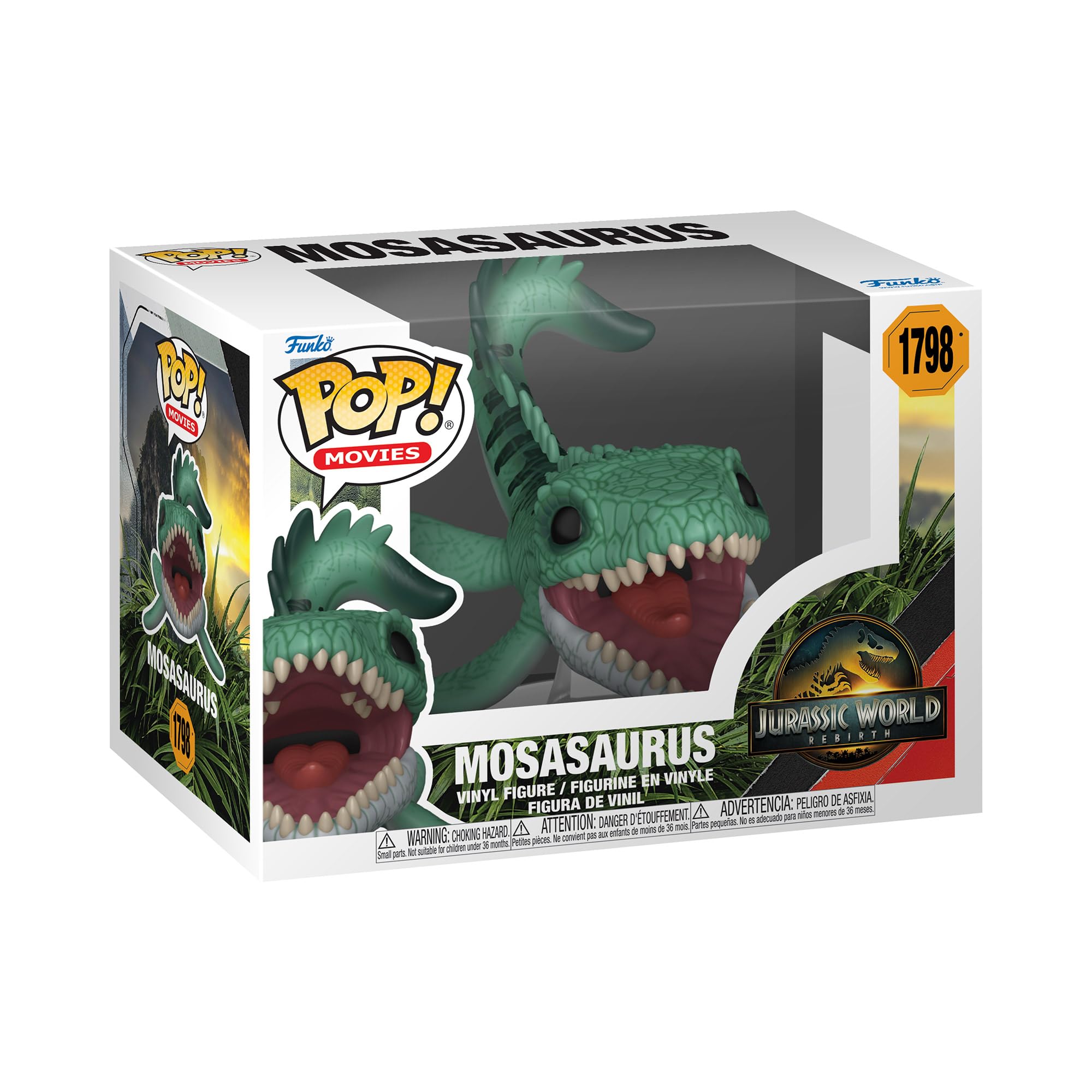 Funko Pop! Mosasaurus - Jurassic World (2025) Collectible Vinyl Figure | 3.75 Inches 1