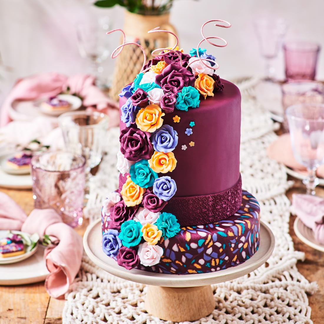 FunCakes - Sugar Paste Vintage Purple 250g 6