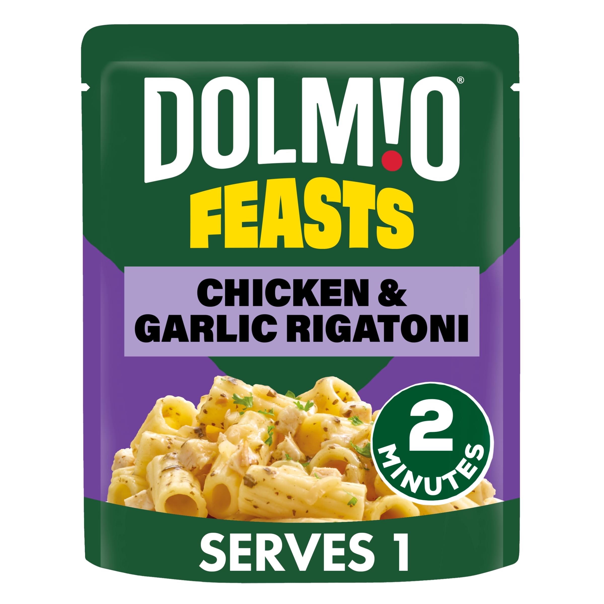 Dolmio Feasts Chicken & Garlic Rigatoni Ready Meal Pouch 250g