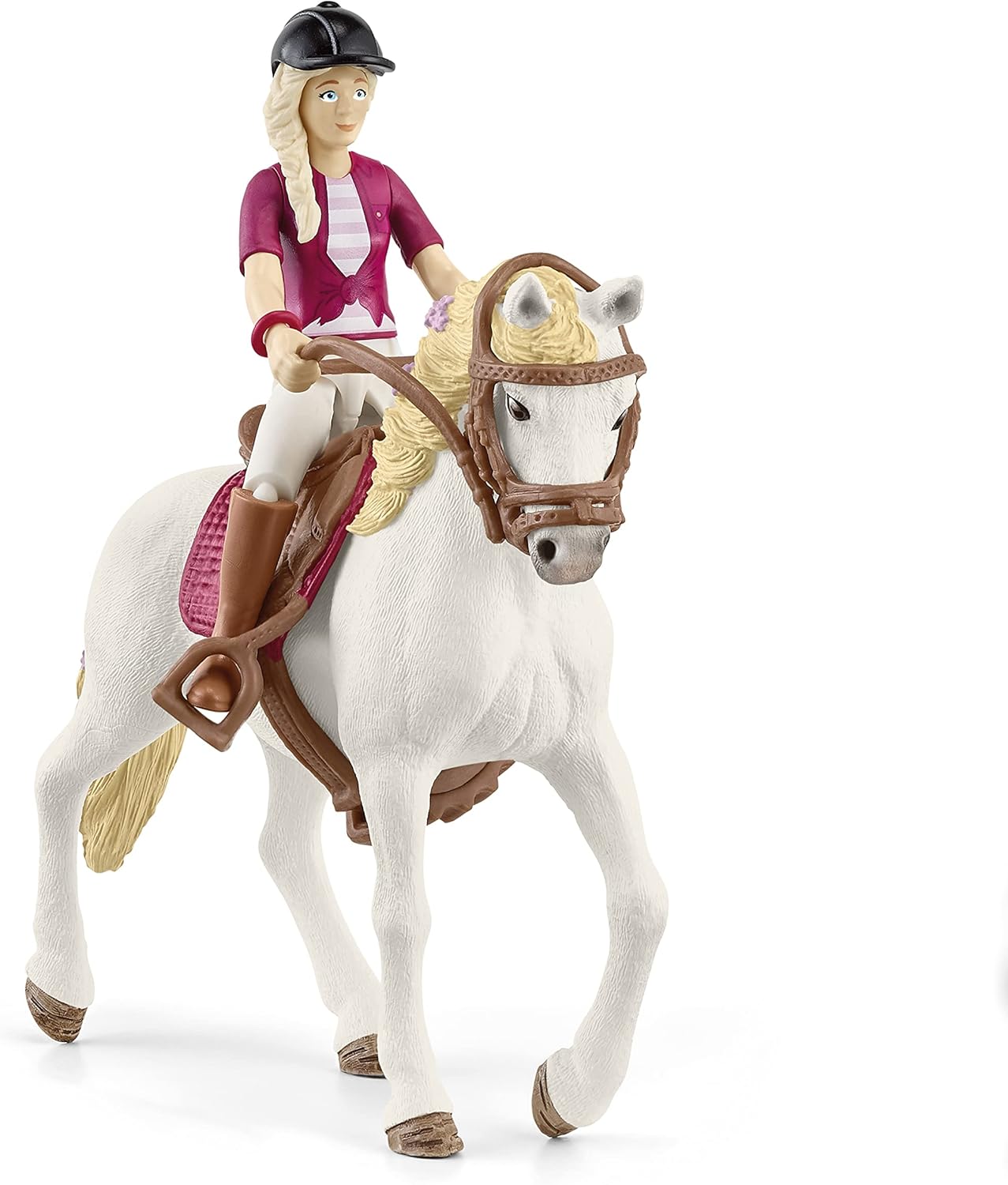 SCHLEICH Horse Club Sofia & Blossom Playset - 10-Piece Action Figure Set for Kids 5+ 3