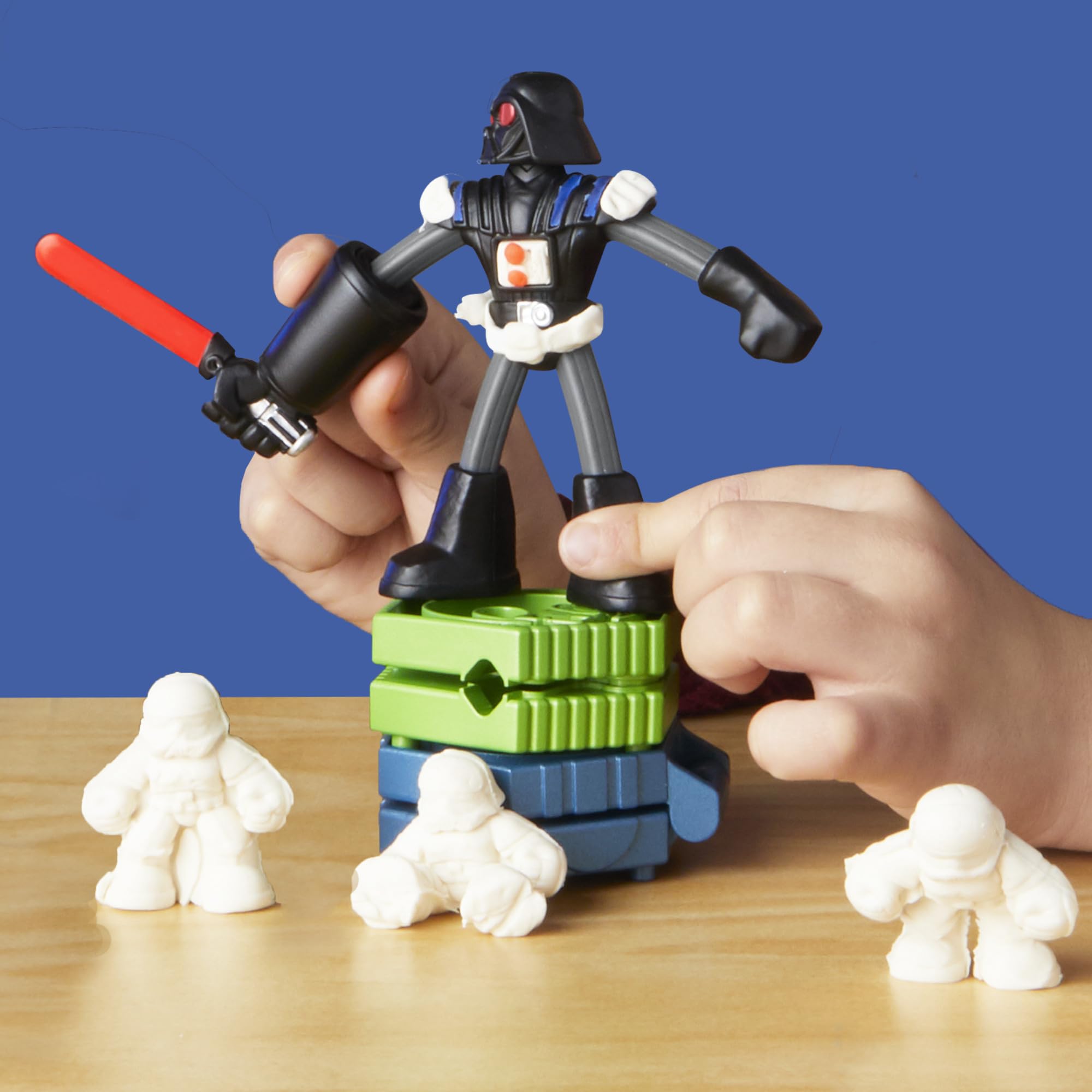 Play-Doh Star Wars Squish & Slice Lightsabers Action Figure Set | Ages 4+ | 2 Figures 7