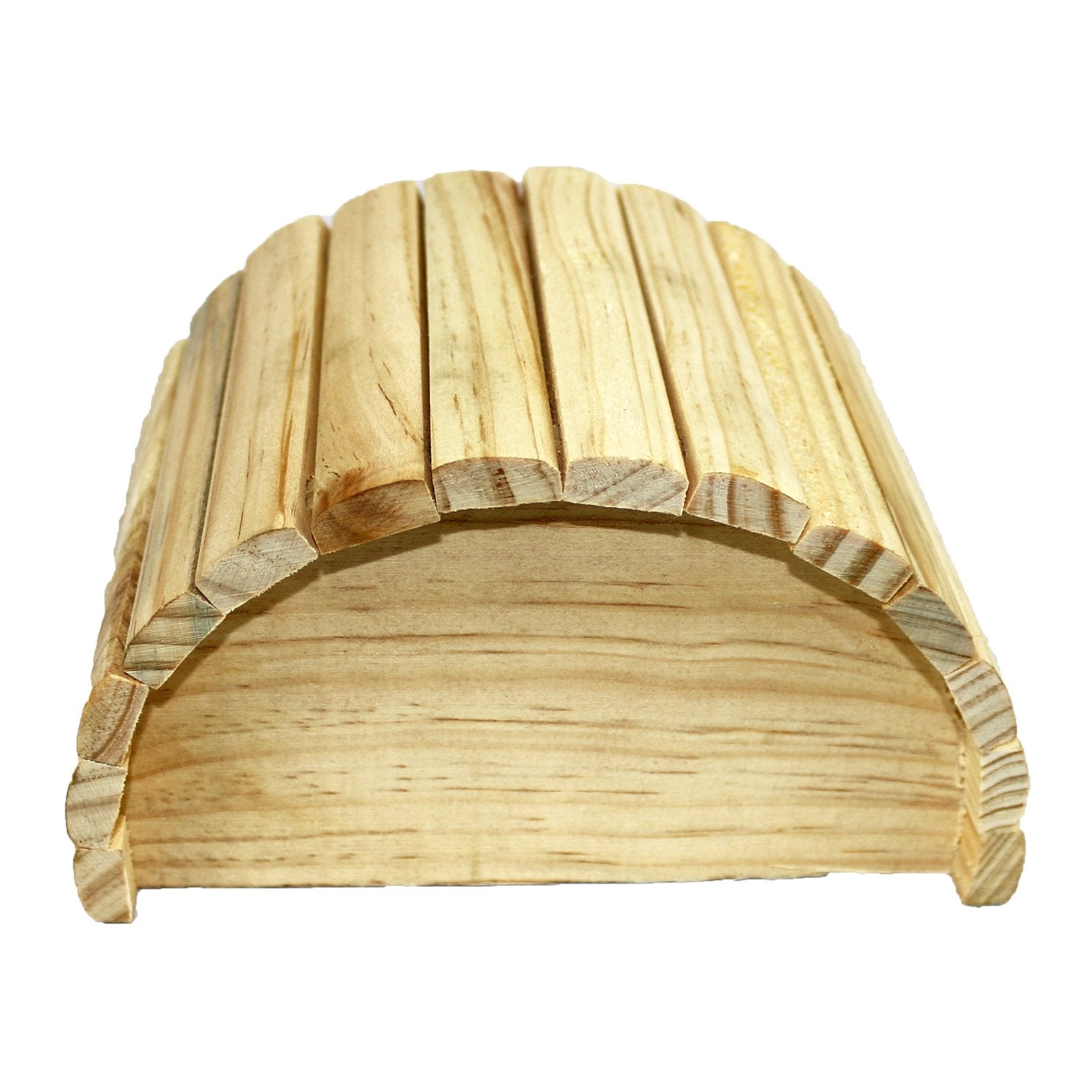 Pet Ting Wooden House for Hamsters & Gerbils | Natural Wood | Climbable Roof | 19 x 11 x 13 cm 3
