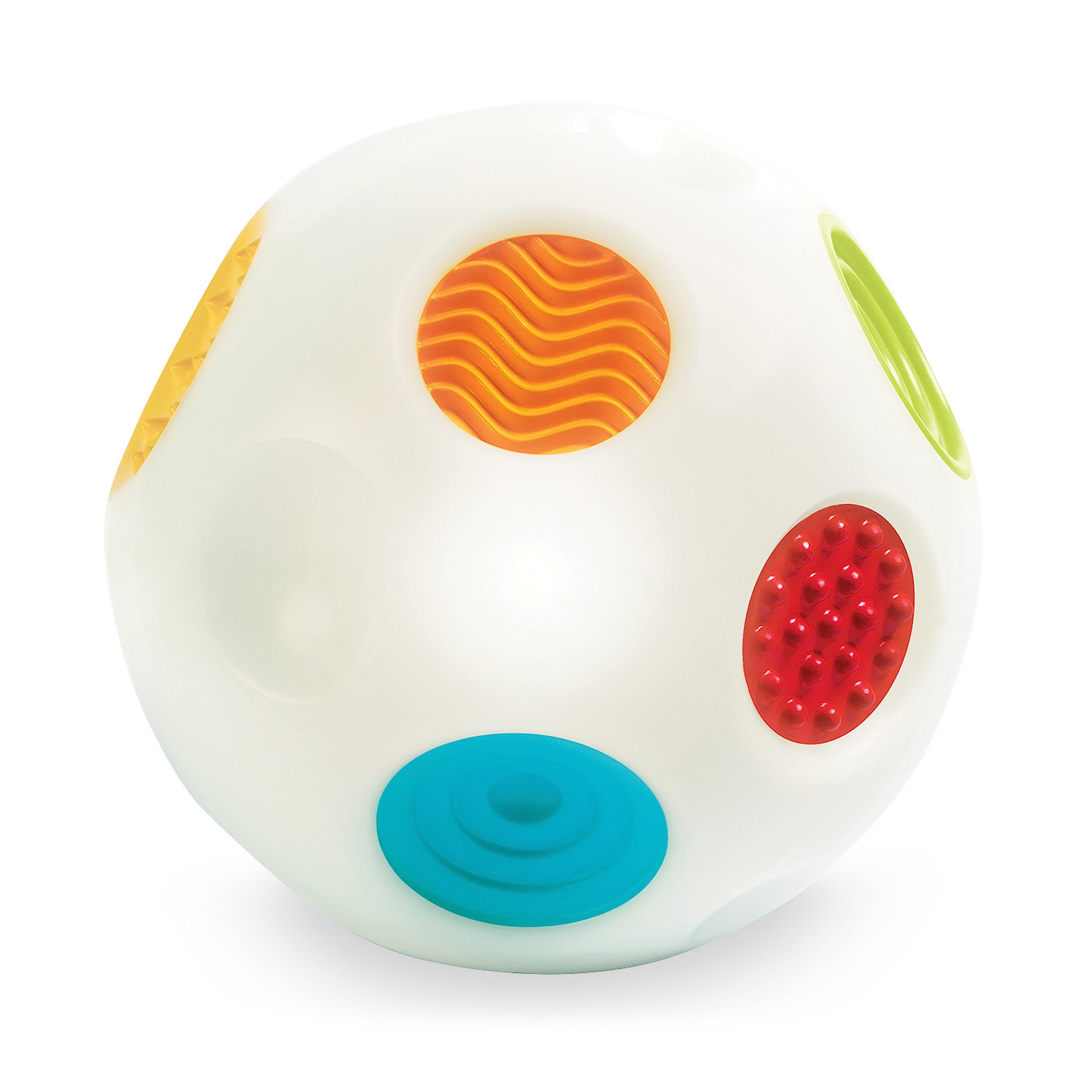 INFANTINO Sensory Sound and Light Activity Ball - Educational, Motor Skills Development, Ages 9-36 Months