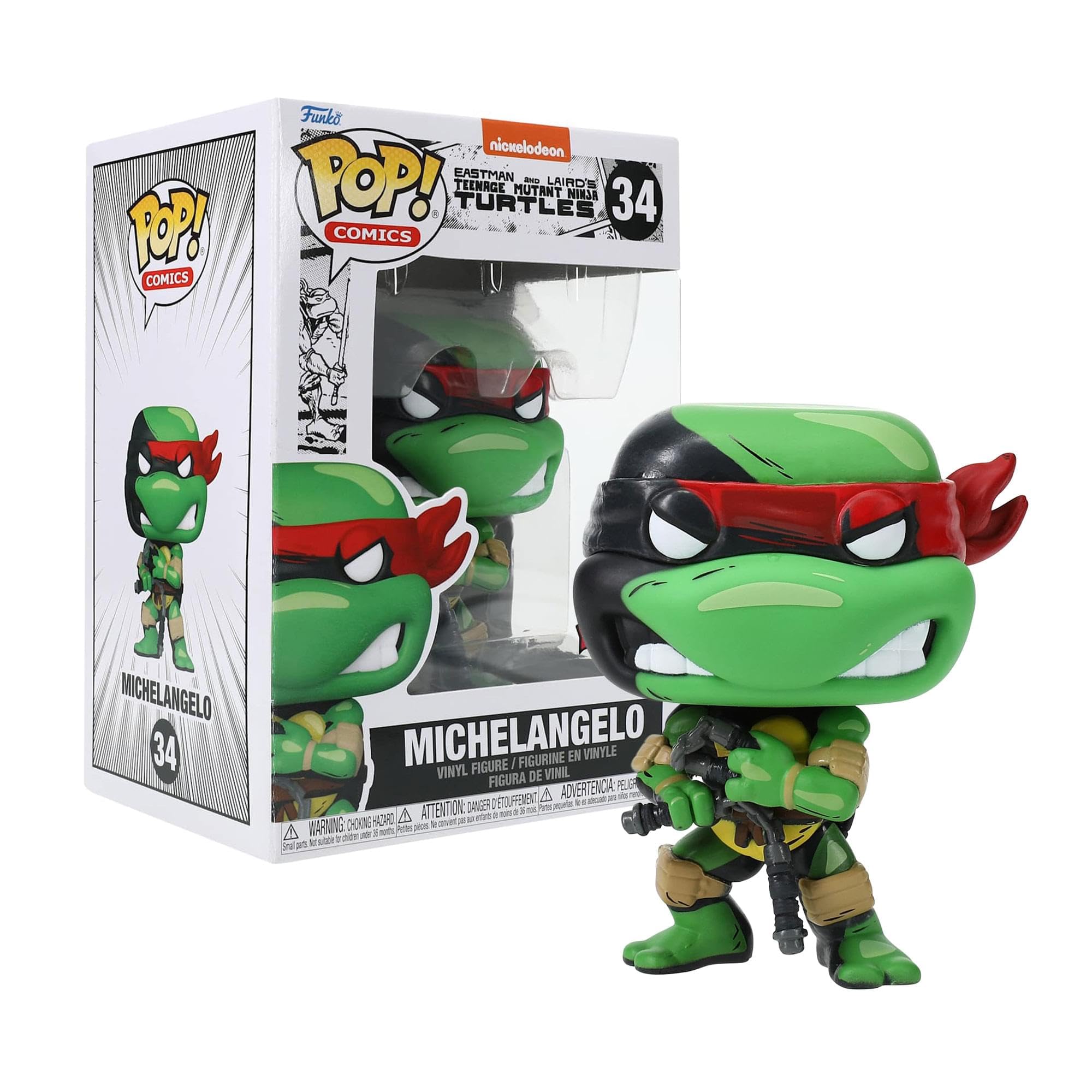 Funko Pop! Animation TMNT - Michelangelo Vinyl Figure (60653) 4