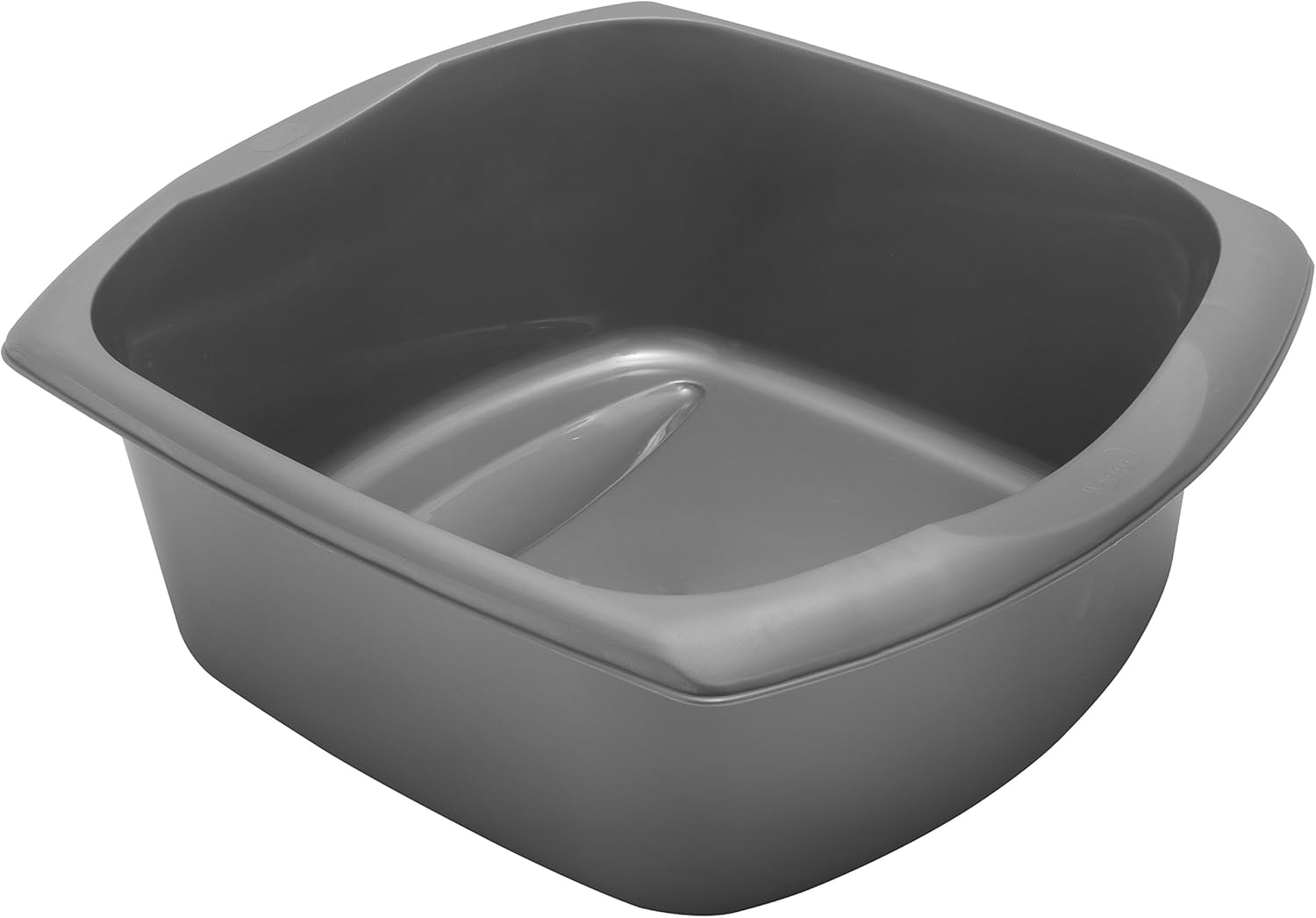 Addis - Large Rectangular Washing Up Bowl, 9.5L, Metallic Silver