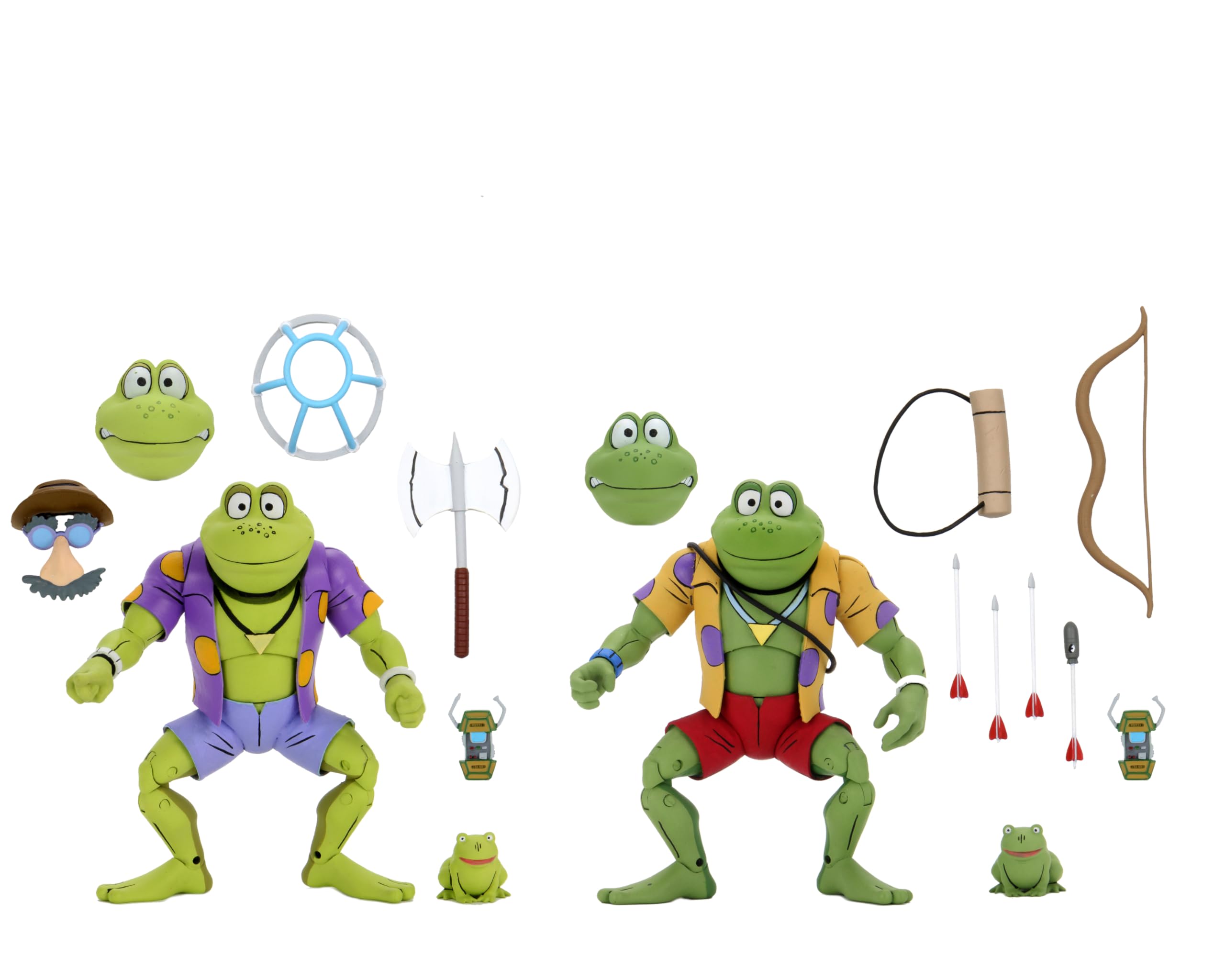 NECA Teenage Mutant Ninja Turtles Punk Frogs Genghis & Rasputin 7-Inch Action Figure 2-Pack 4