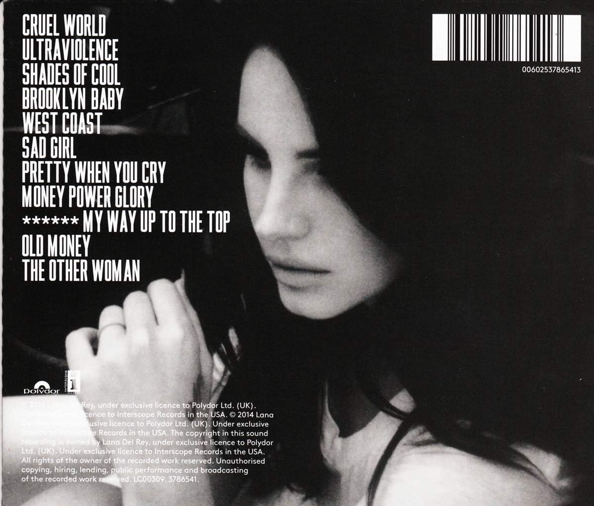 Lana Del Rey - Ultraviolence Audio CD
