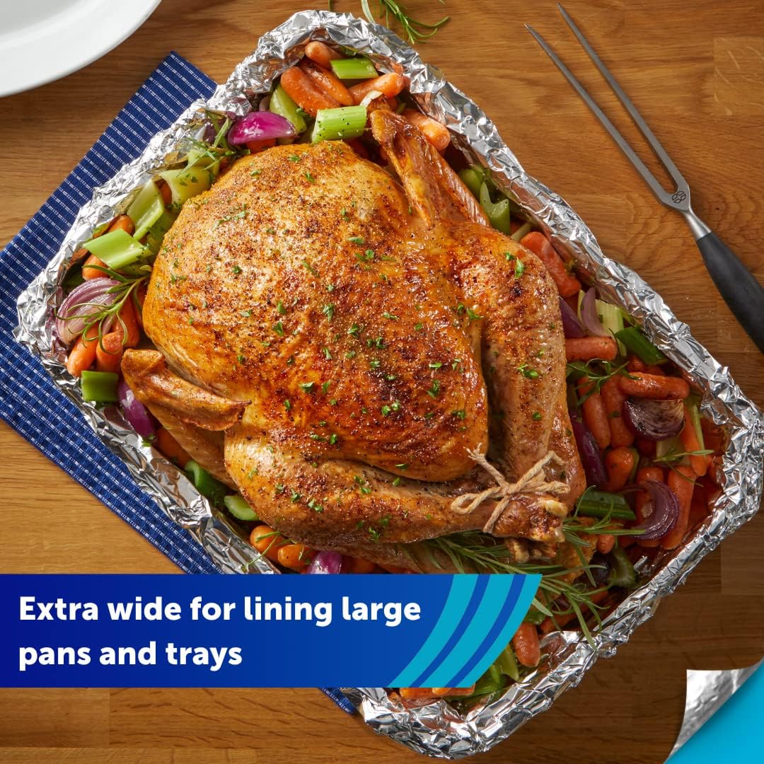 Reynolds - Heavy Duty Aluminium Foil 3 Rolls 457mm x 7.62m with Lock Roll Feature 4