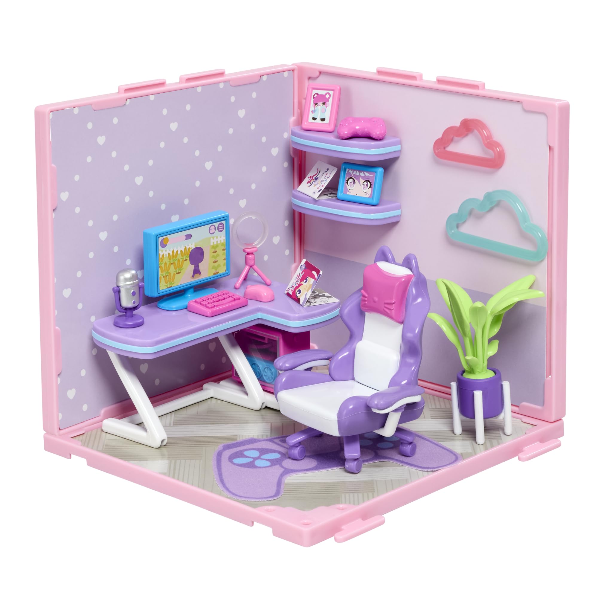 Goliath Suite Spaces Game Room Set - Customizable Playset for 3-4" Dolls 3
