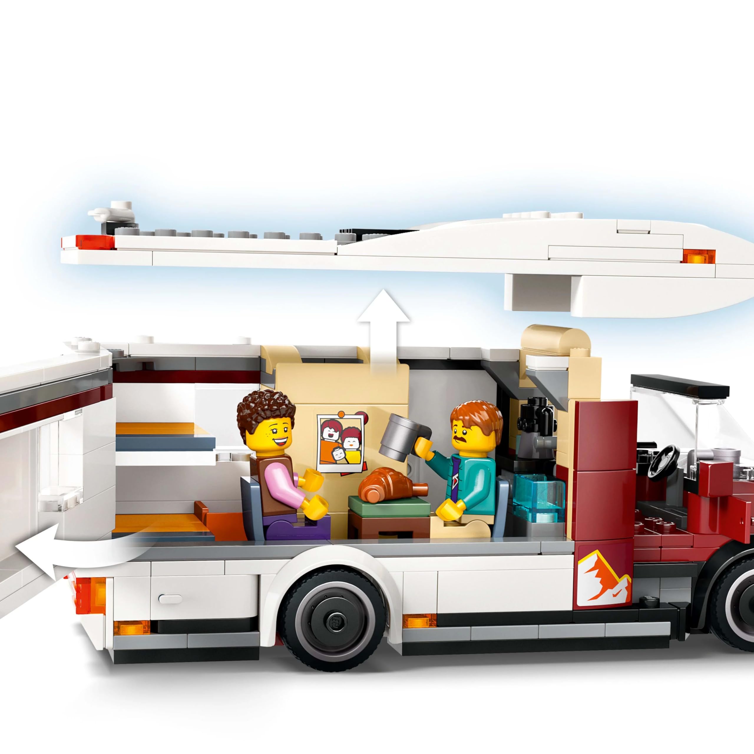 LEGO City Holiday Adventure Camper Van Toy - Building Set for 6+ Year Olds 7