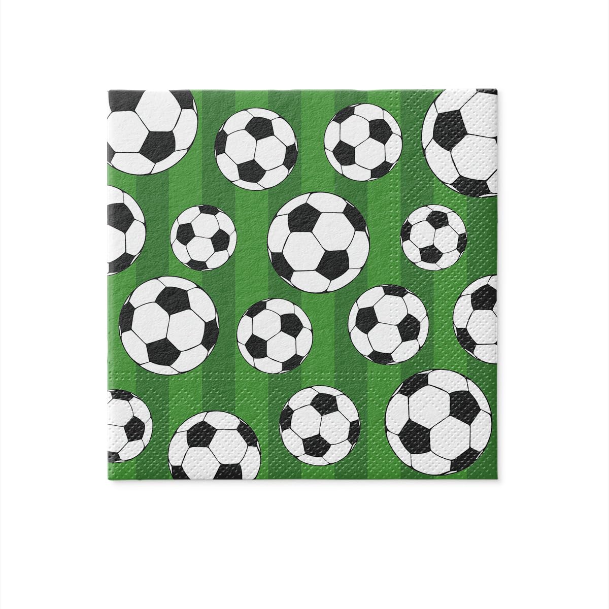 PAW Decor Collection Napkins 3-Ply Soccer Ball Print - 33 x 33 cm | 20 Pieces 3