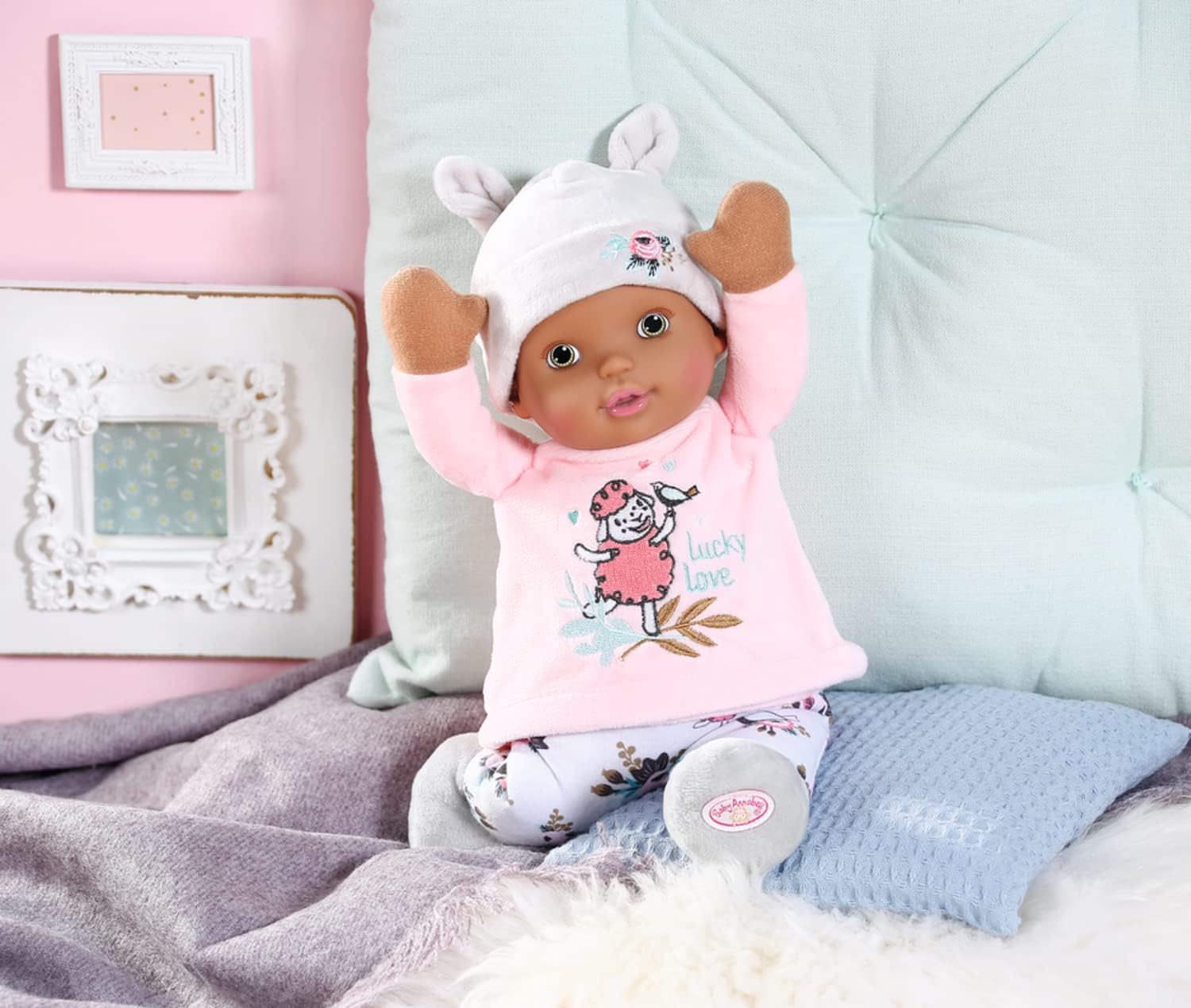 Baby Annabell Sweetie For Babies 706435 - 30cm Doll with Soft Fabric Body & Rattle 16