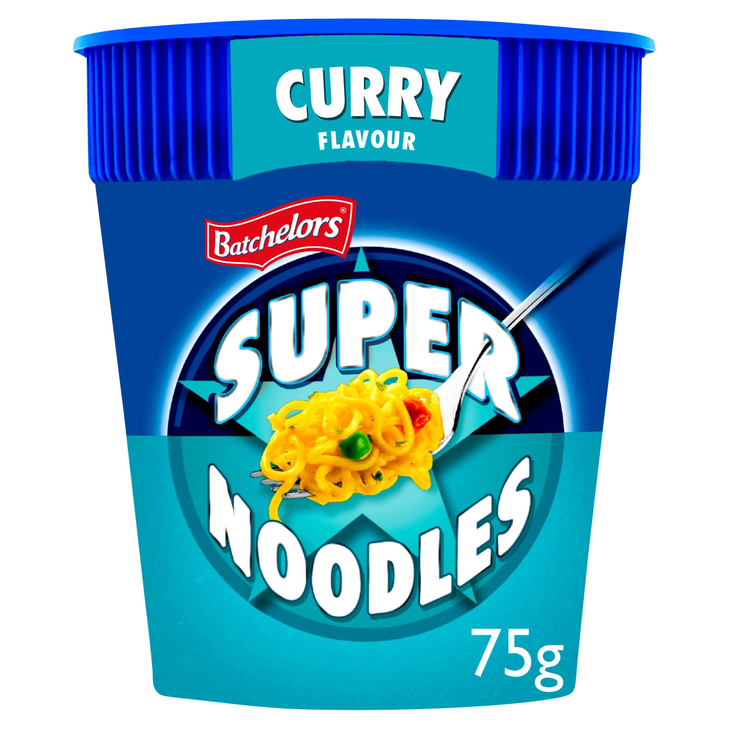 Batchelors Super Noodles Curry Flavour Instant Snack Pot, 75 g