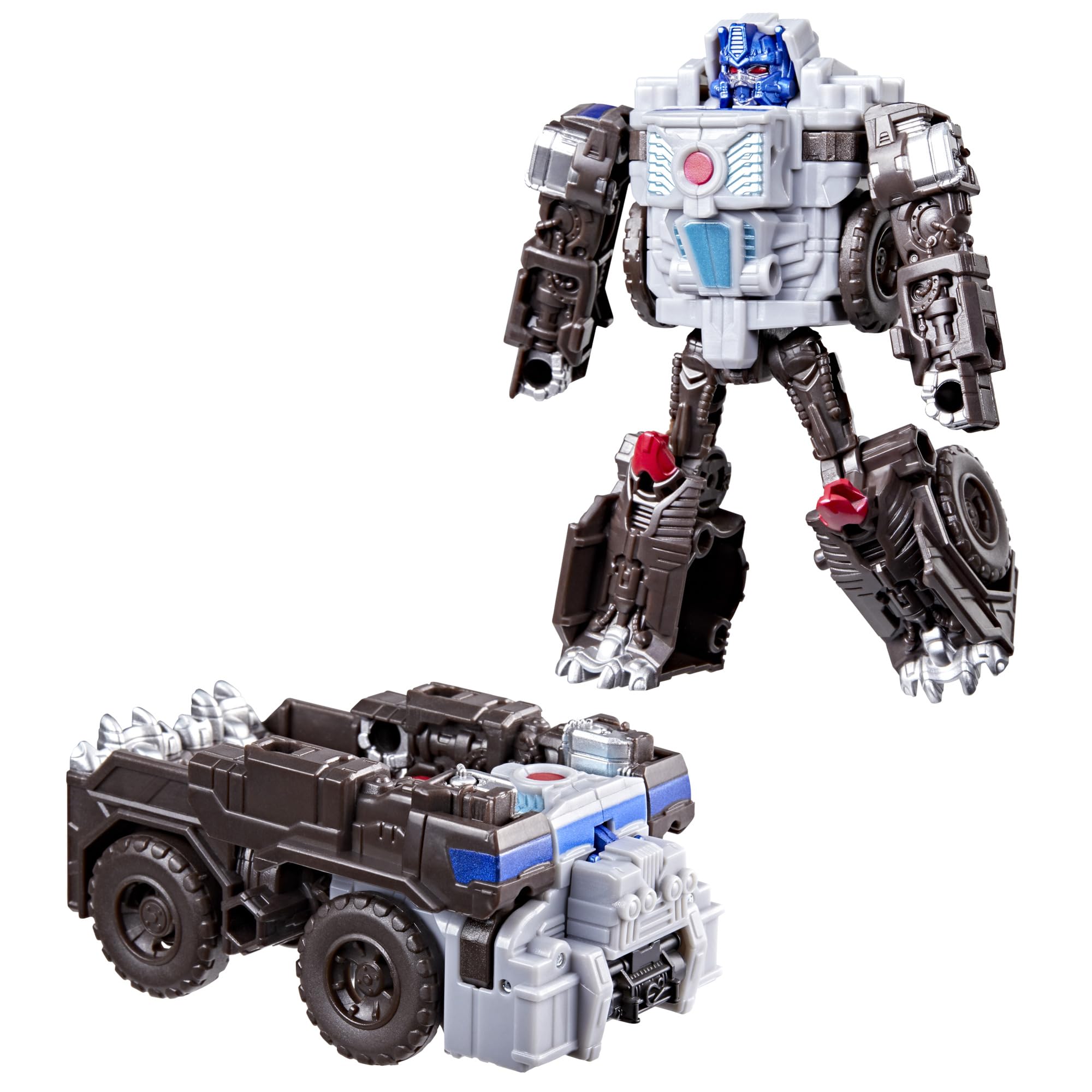 Transformers Optimus Primal Cyber Changers Action Figure - 10cm Robot to Truck Conversion | Ages 6+