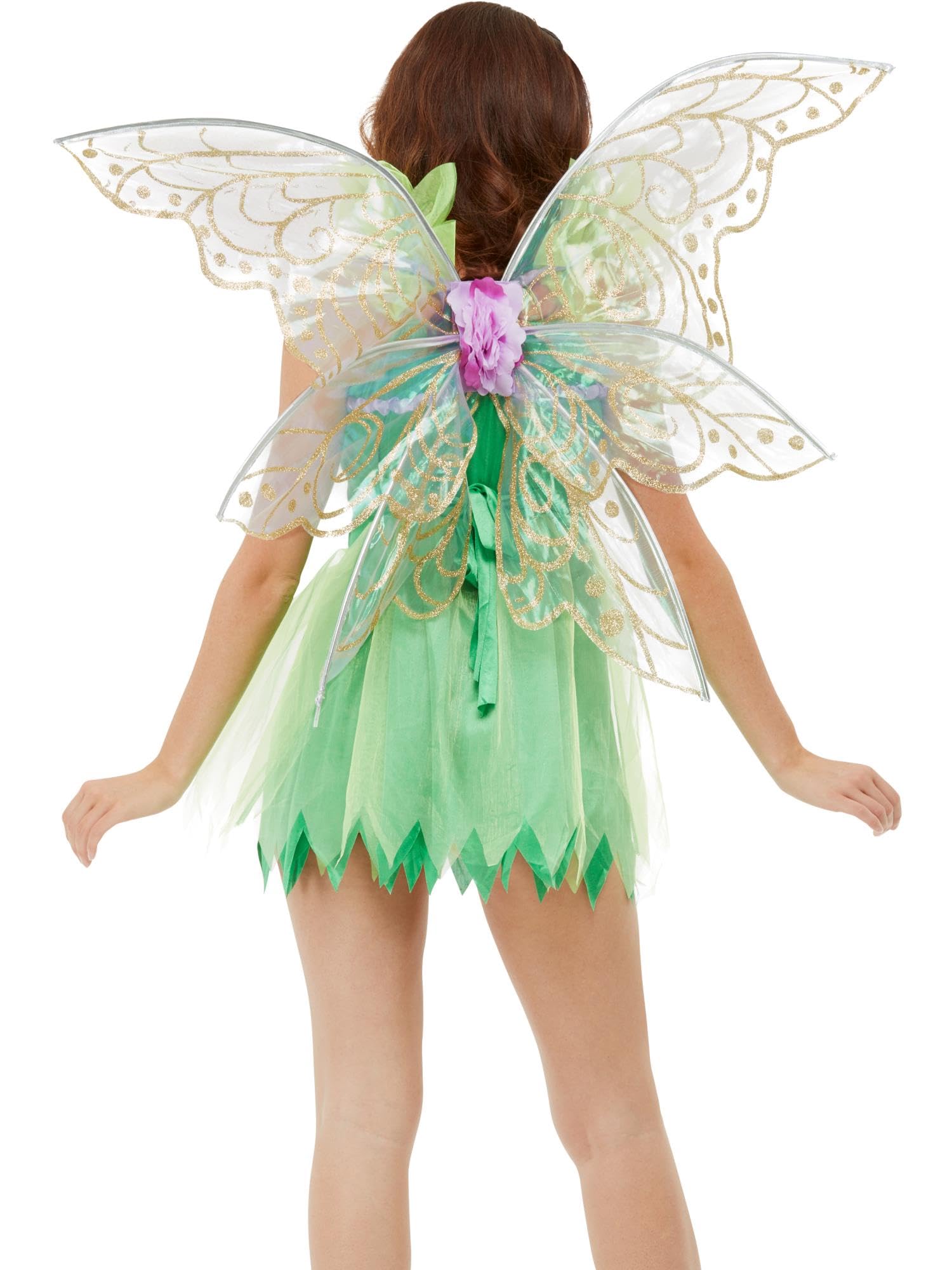 Smiffys Pretty Pixie Fairy Wings - Purple Iridescent, 86cm/34in, One Size 1