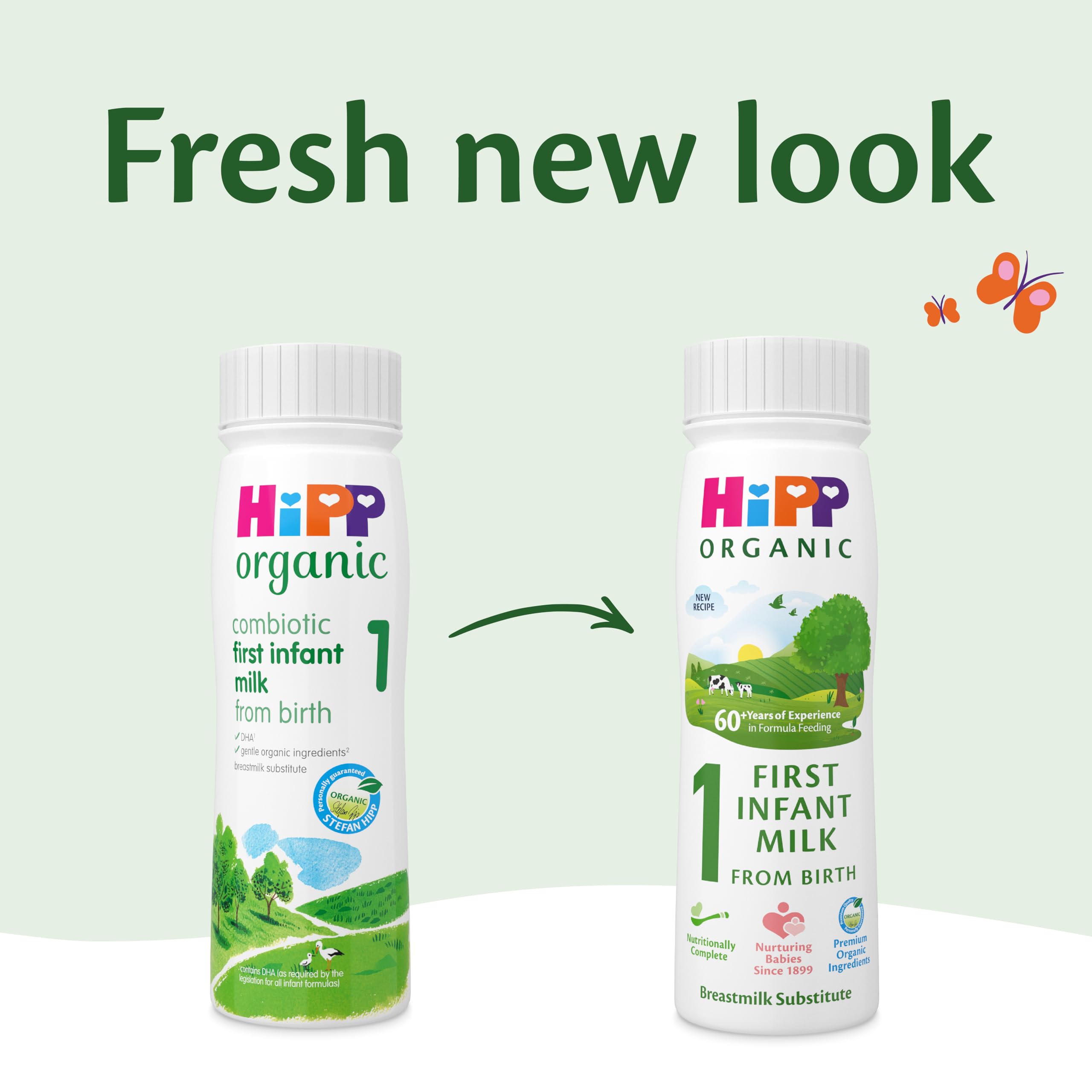 HiPP Organic 1 First Milk Ready to Feed 200ml (Pack of 6) 7