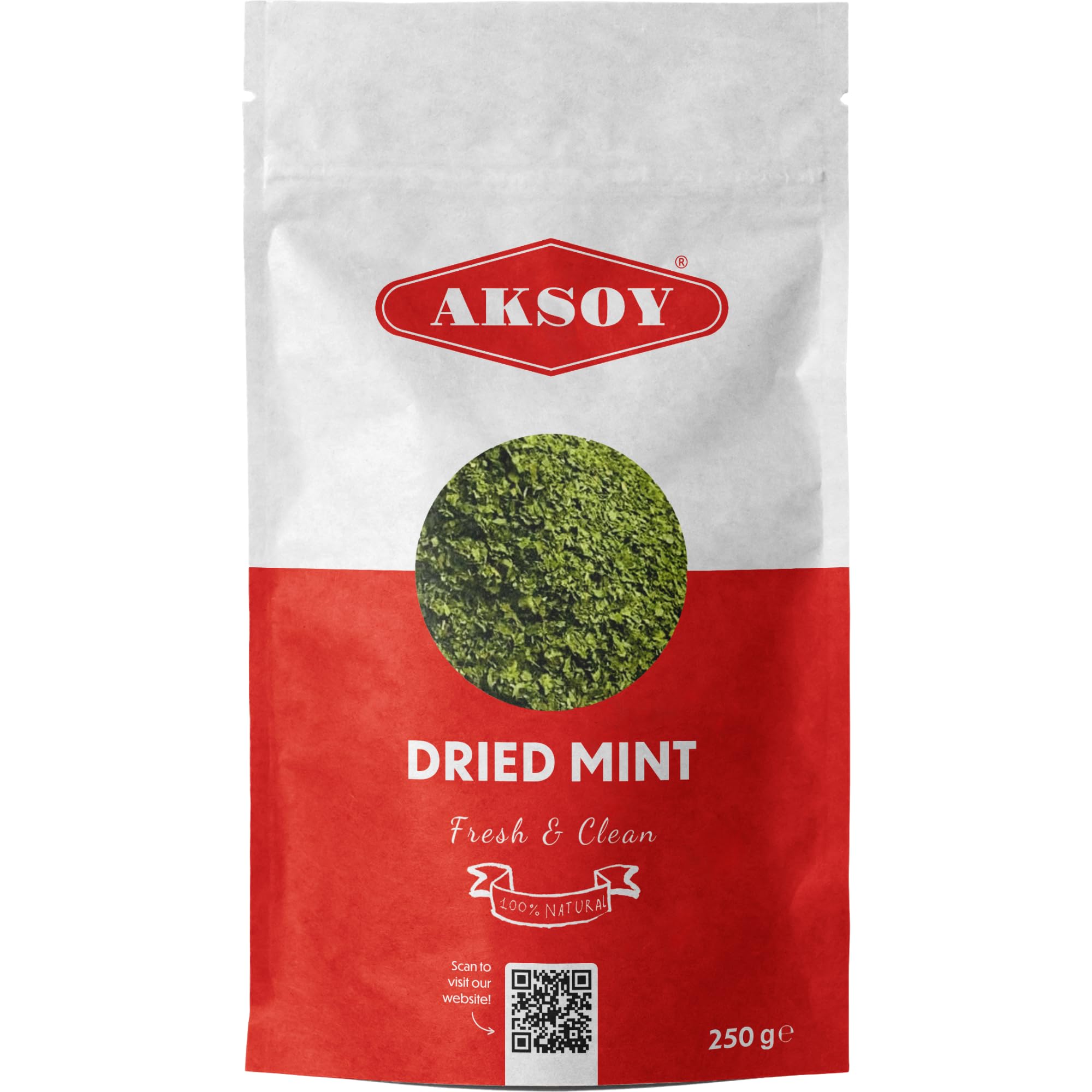 Aksoy Mint Peppermint Leaves 250g - Premium Dried Mint Leaves 9