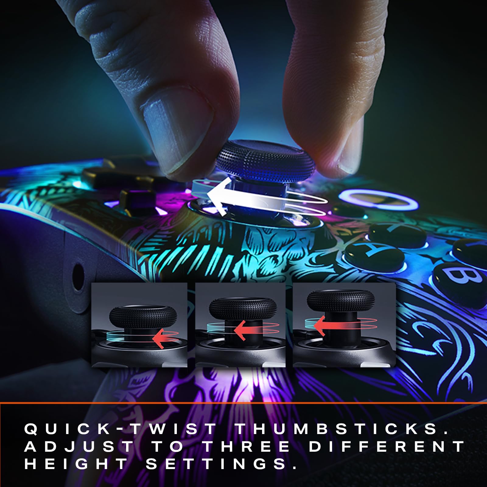 PowerA FUSION Pro Wireless Controller for Xbox Series X|S with Lumectra RGB 14