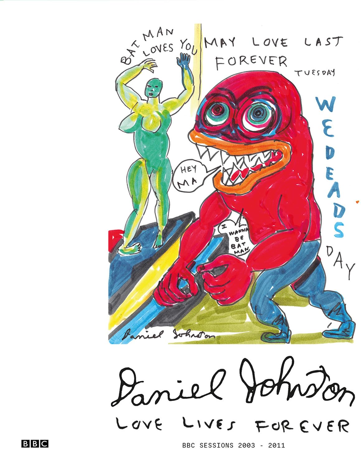 DANIEL JOHNSTON - LOVE LIVES FOREVER (BBC SESSIONS 2003-2011) [Import CD] 1