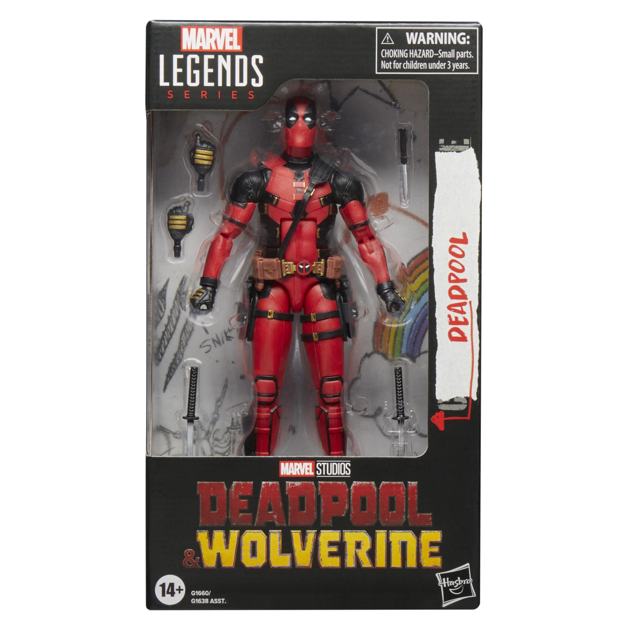 Marvel Legends Deadpool & Wolverine 6-Inch Action Figure - Red 9
