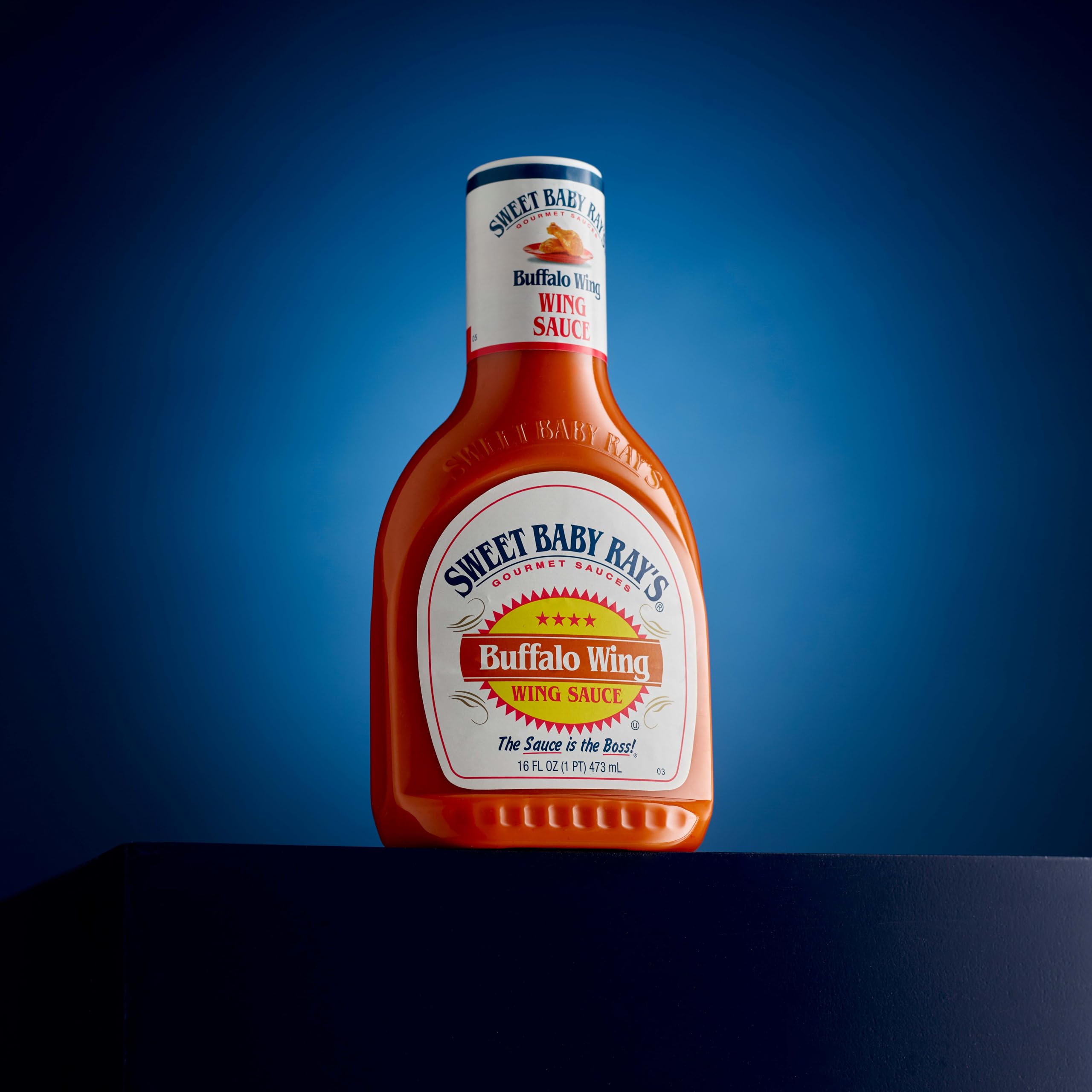 Sweet Baby Ray's Buffalo Wing Sauce - Bold & Spicy Flavor | 489g Gluten Free Bottle